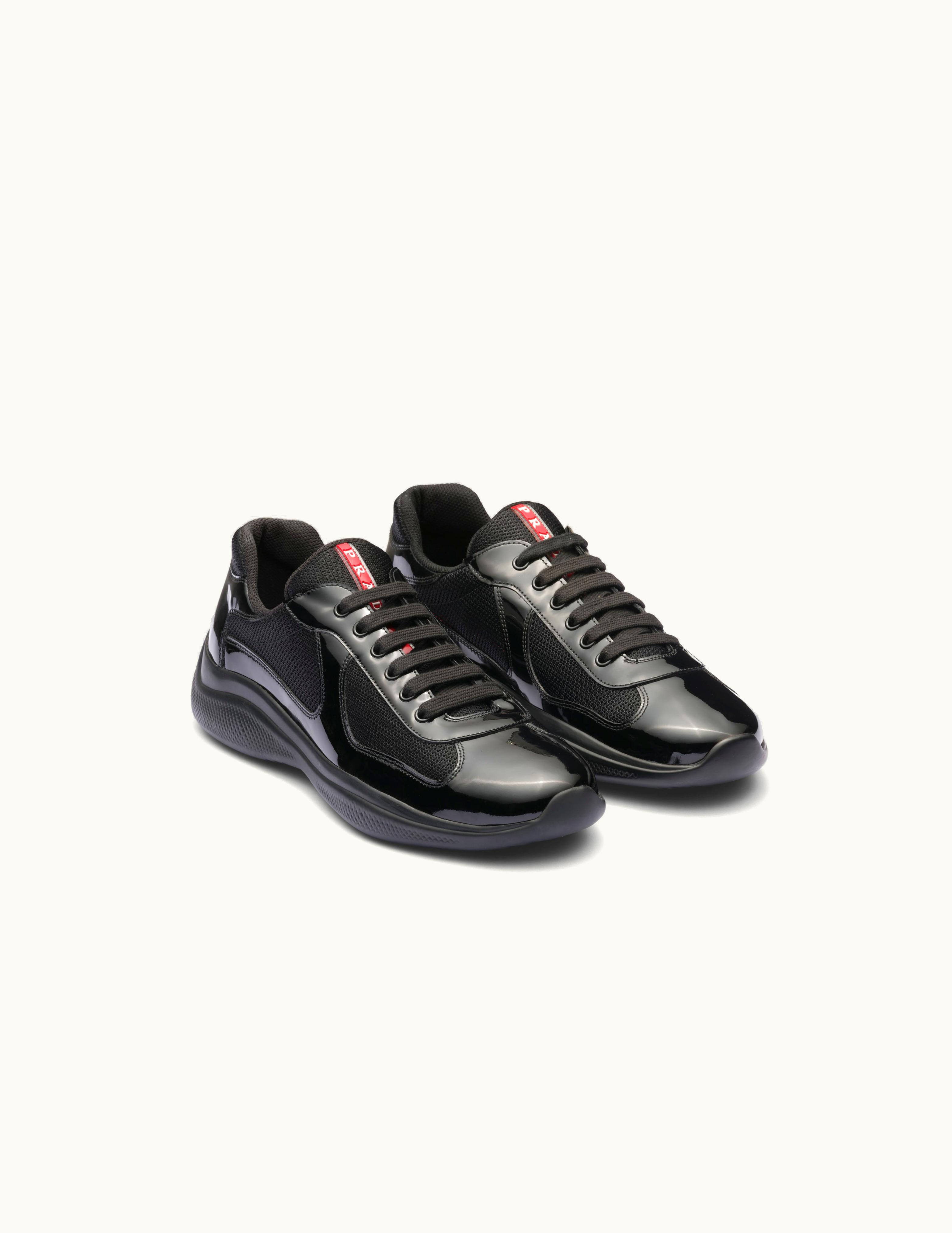Prada Black Prada America's Cup Sneakers