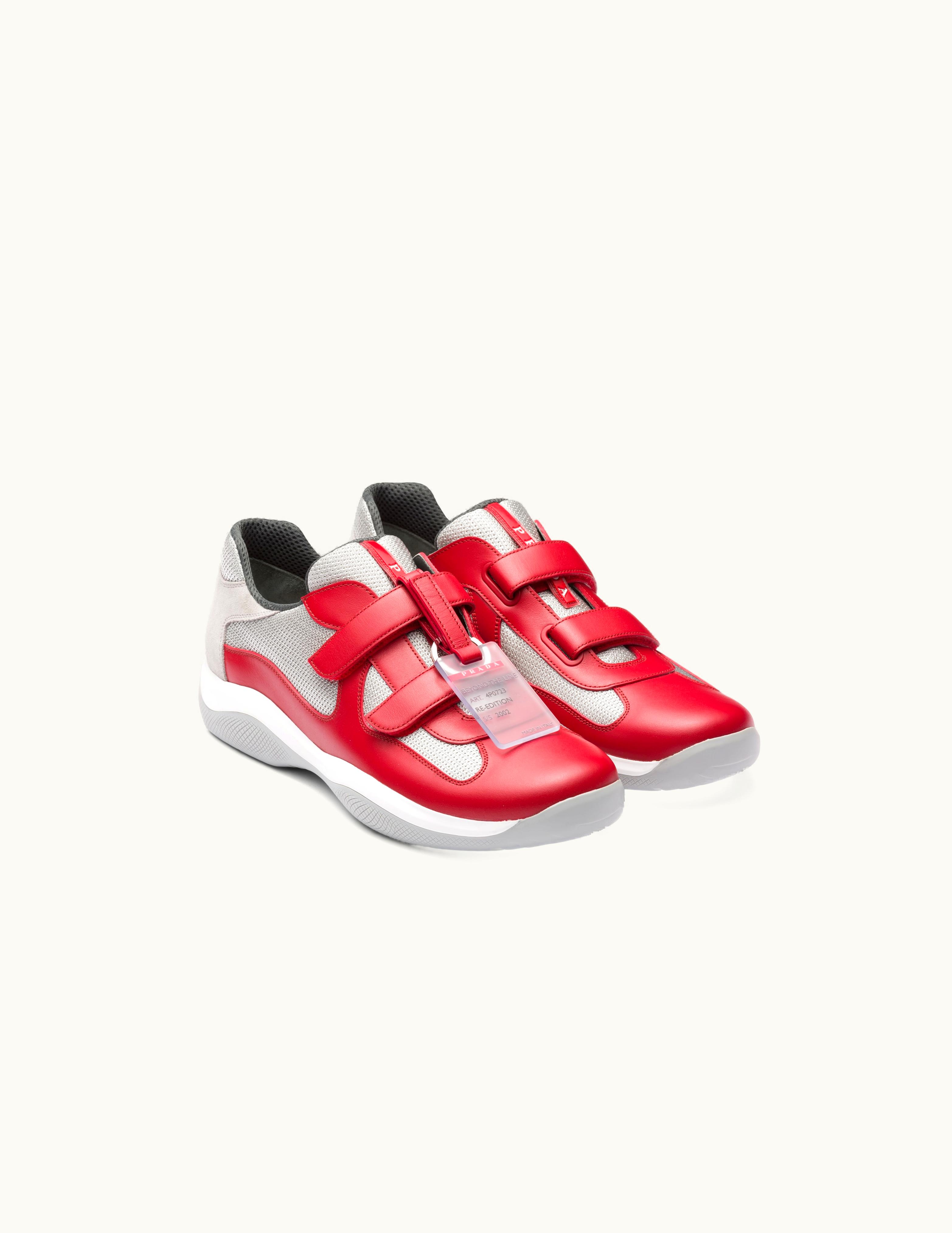 Prada Red Prada America’s Cup Original Sneakers