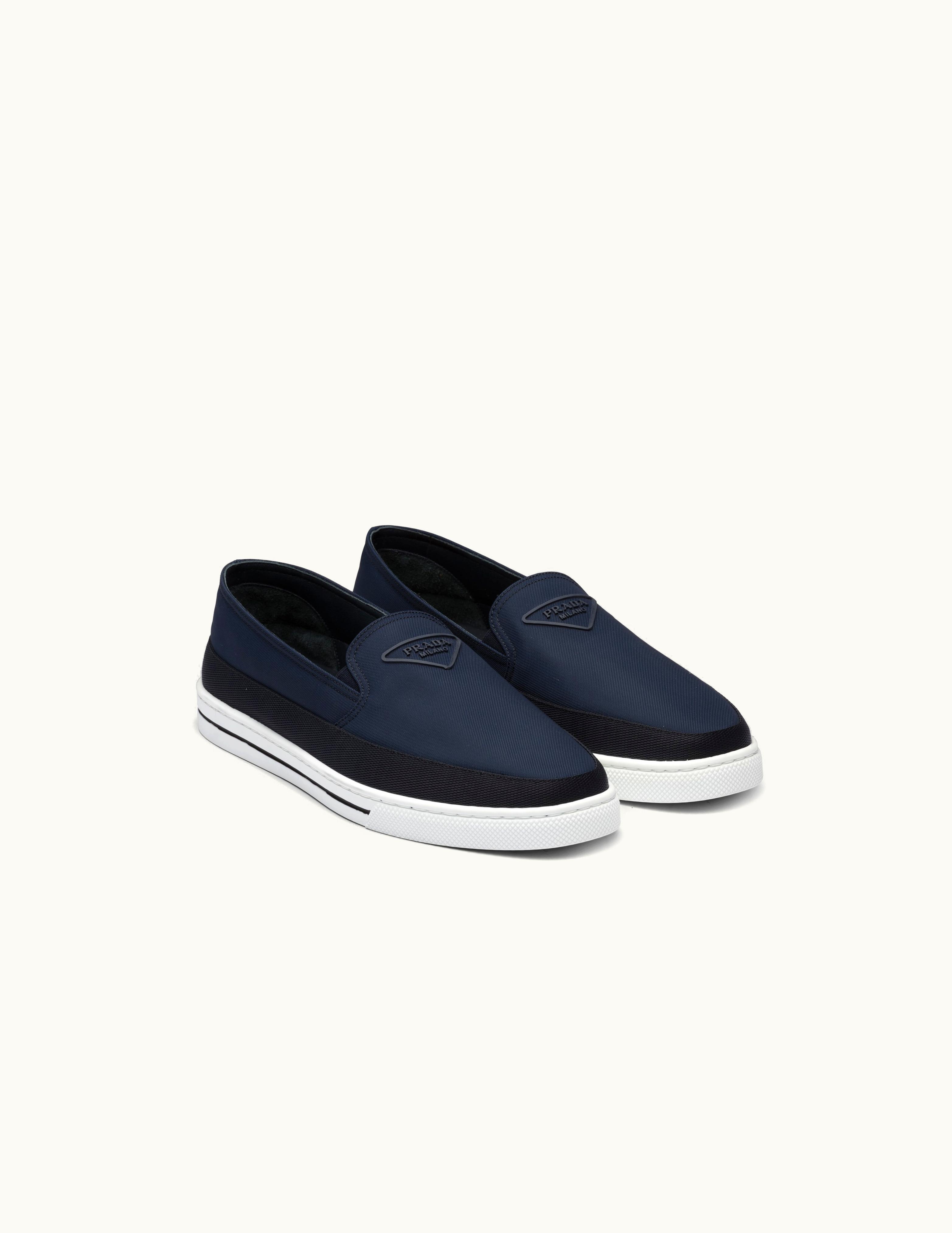 Prada Prada Ultramarine Re-nylon Slip-on Sneakers