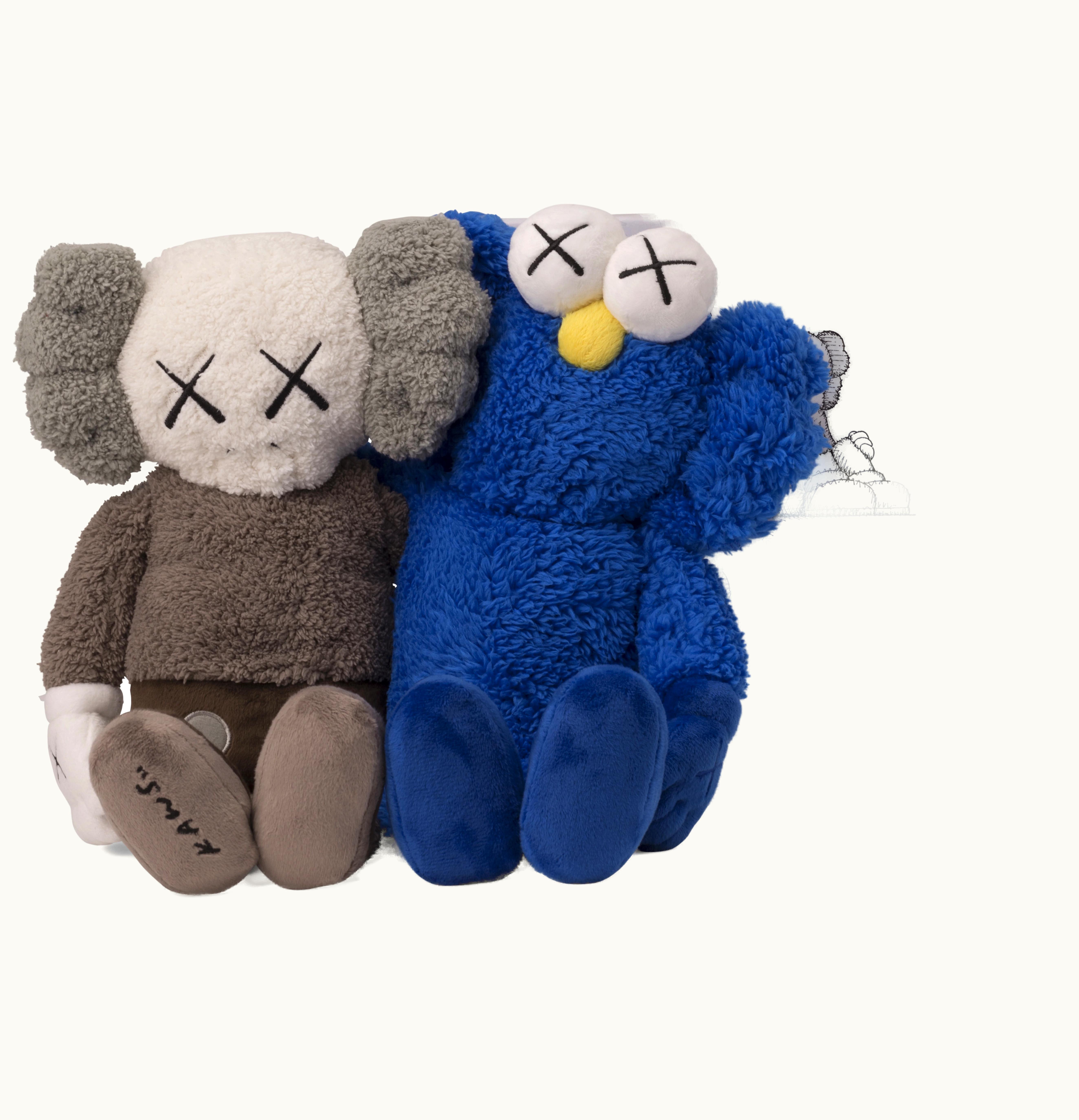 KAWS Kaws Seeing Watching Doll Grey Blue