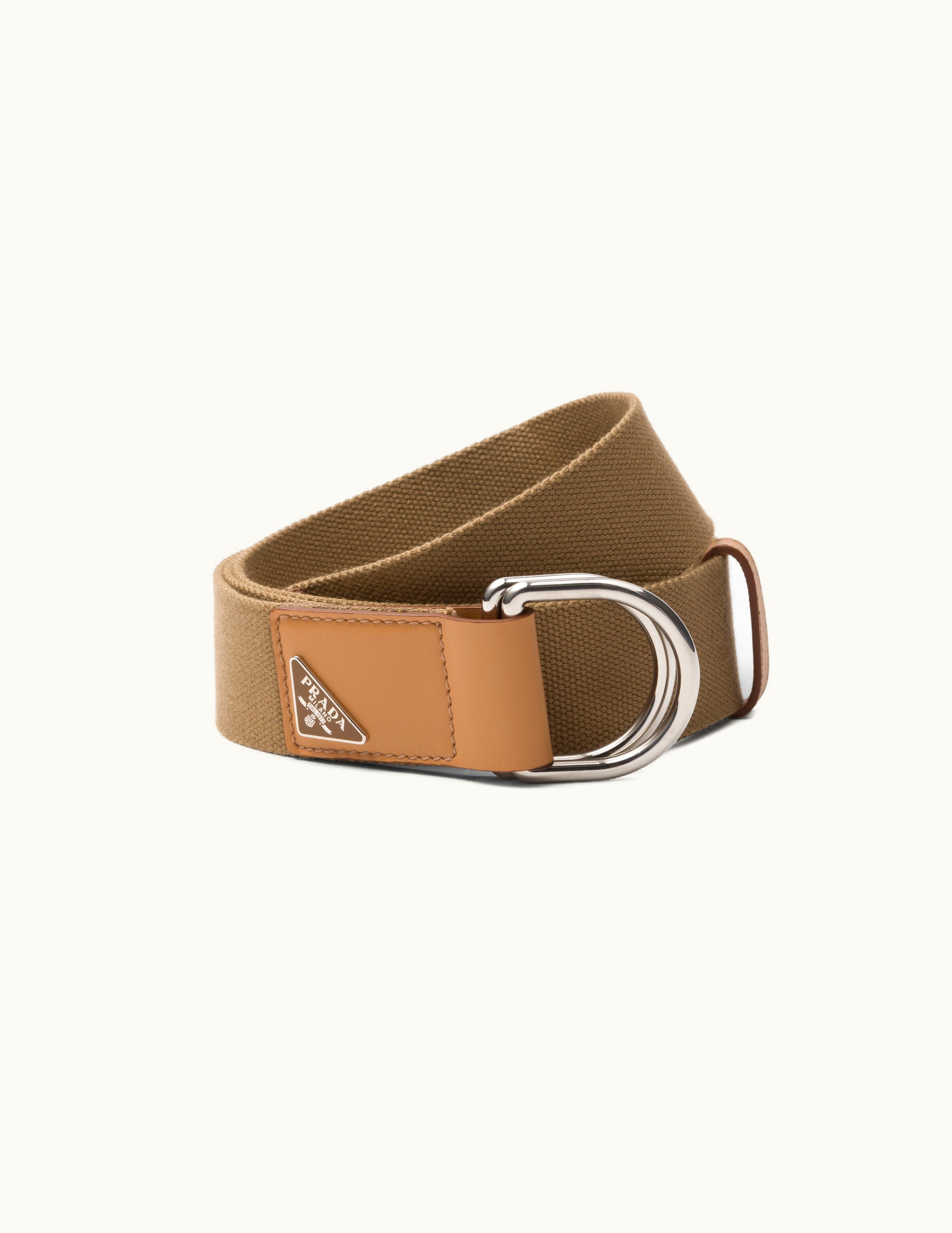 Prada Prada Desert Beige Cotton Belt
