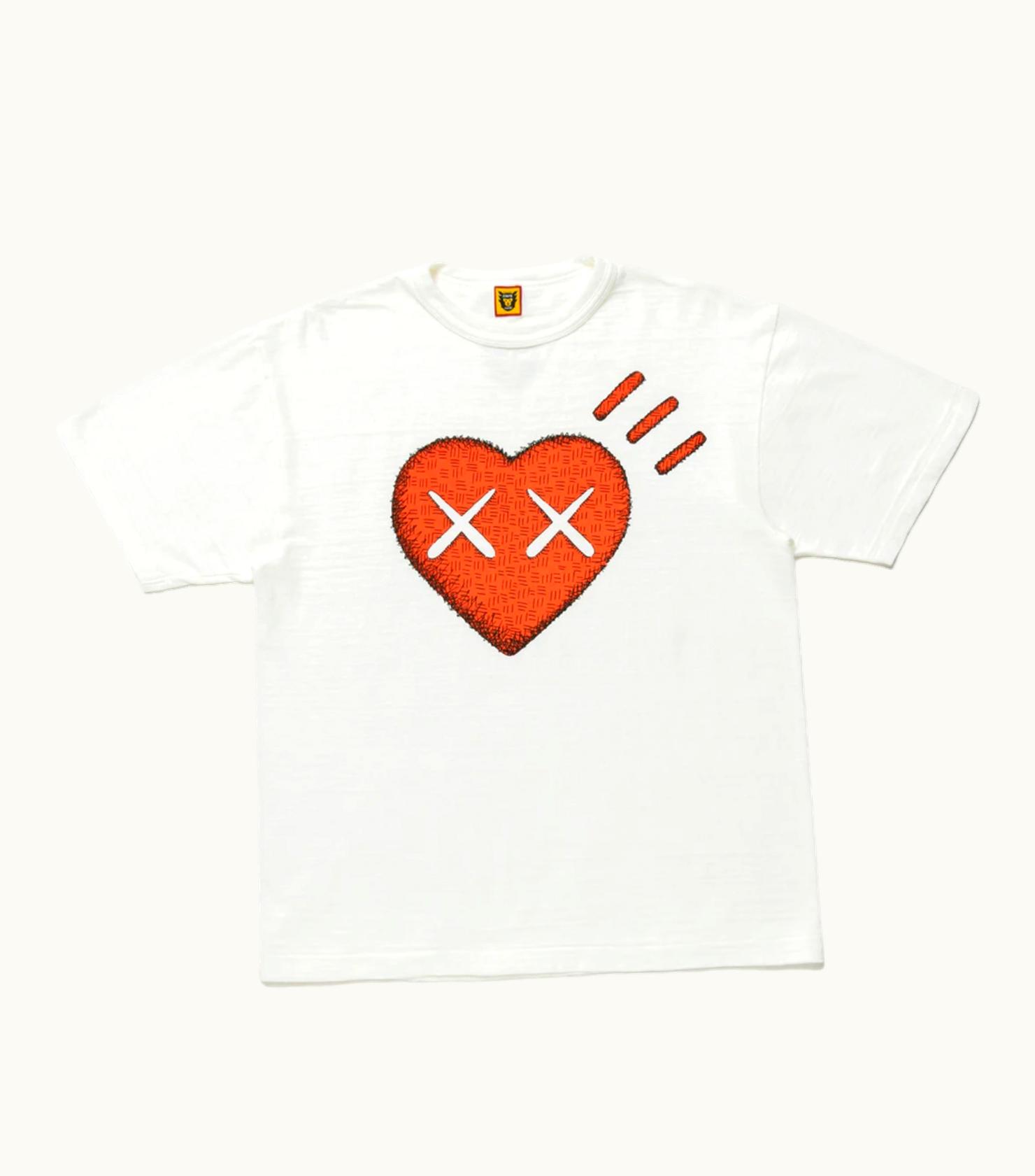 KAWS KAWS x Human Made 6 Tee White