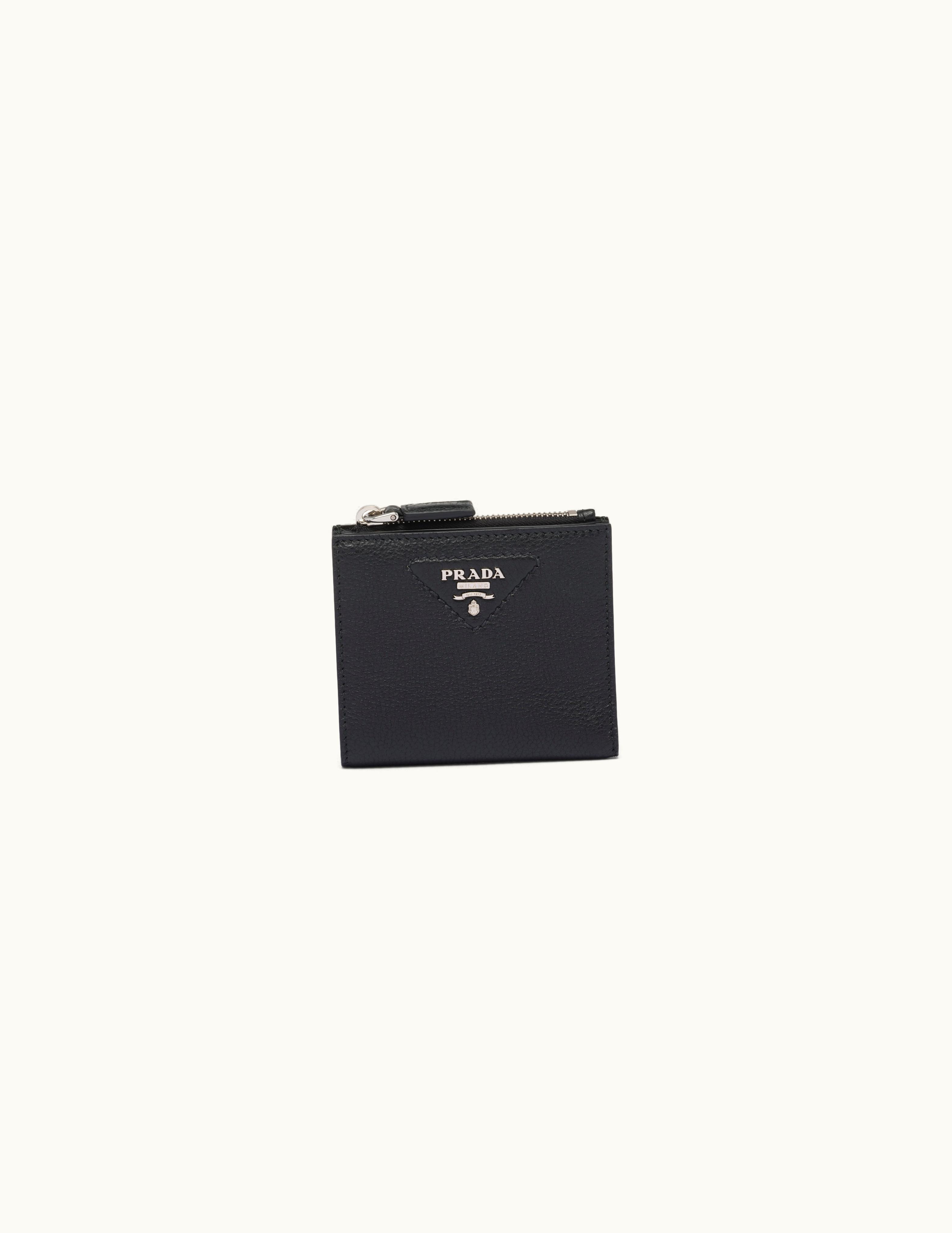 Prada Prada Black Small Leather Wallet 2ML049_2BBE_F0002