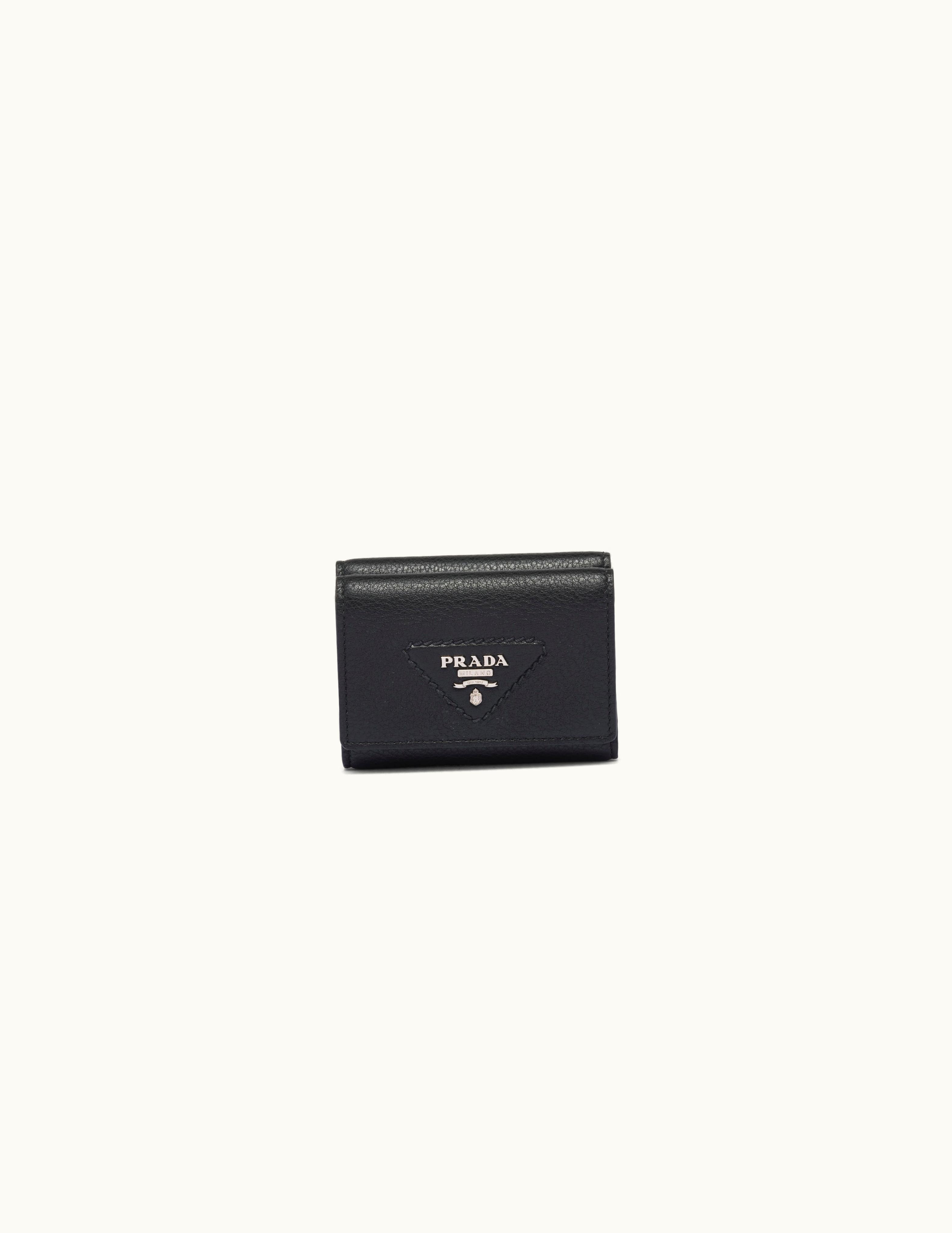 Prada Prada Black Small Leather Wallet 2MH042_2BBE_F0002
