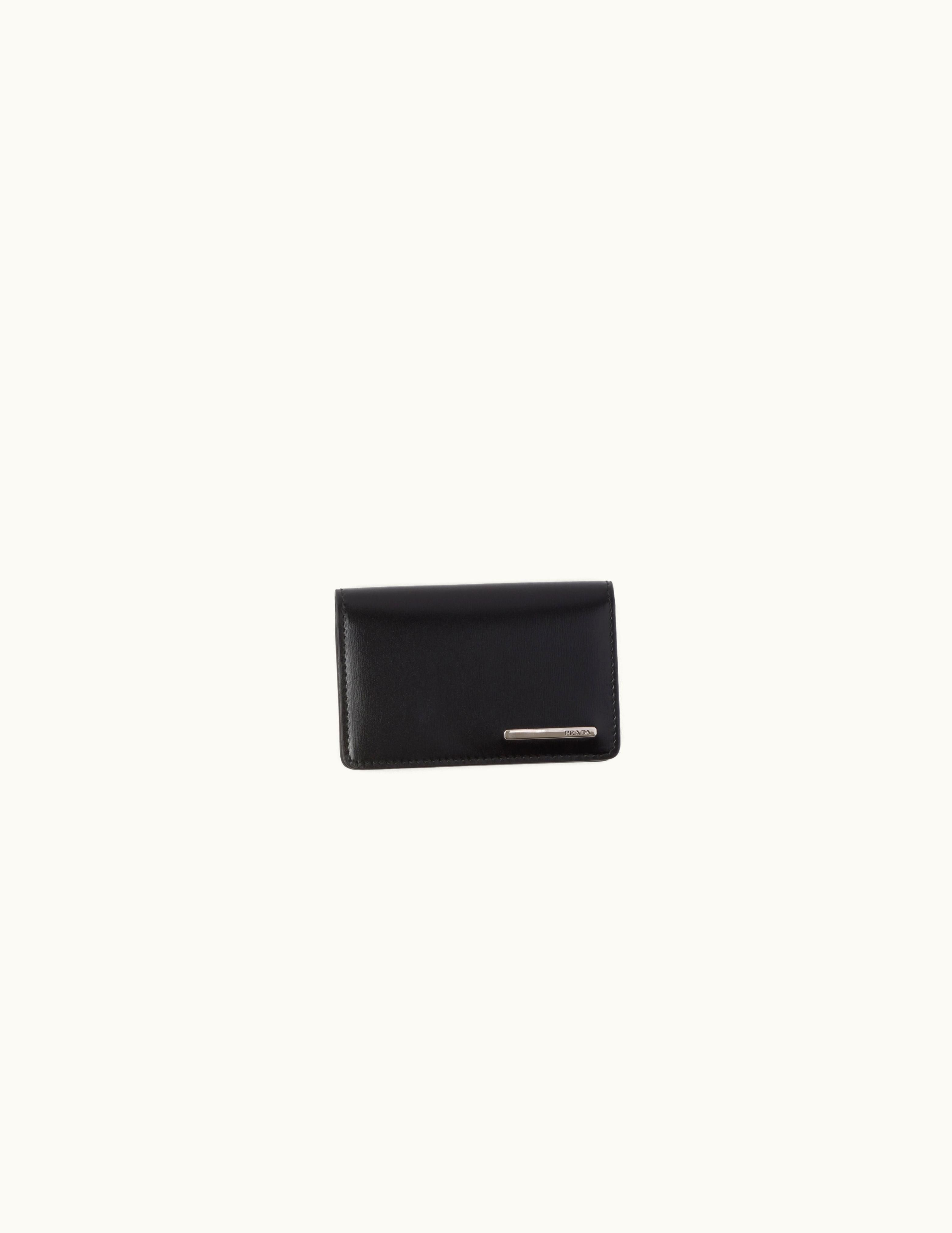 Prada Prada Classic Card Holder Wallet Black