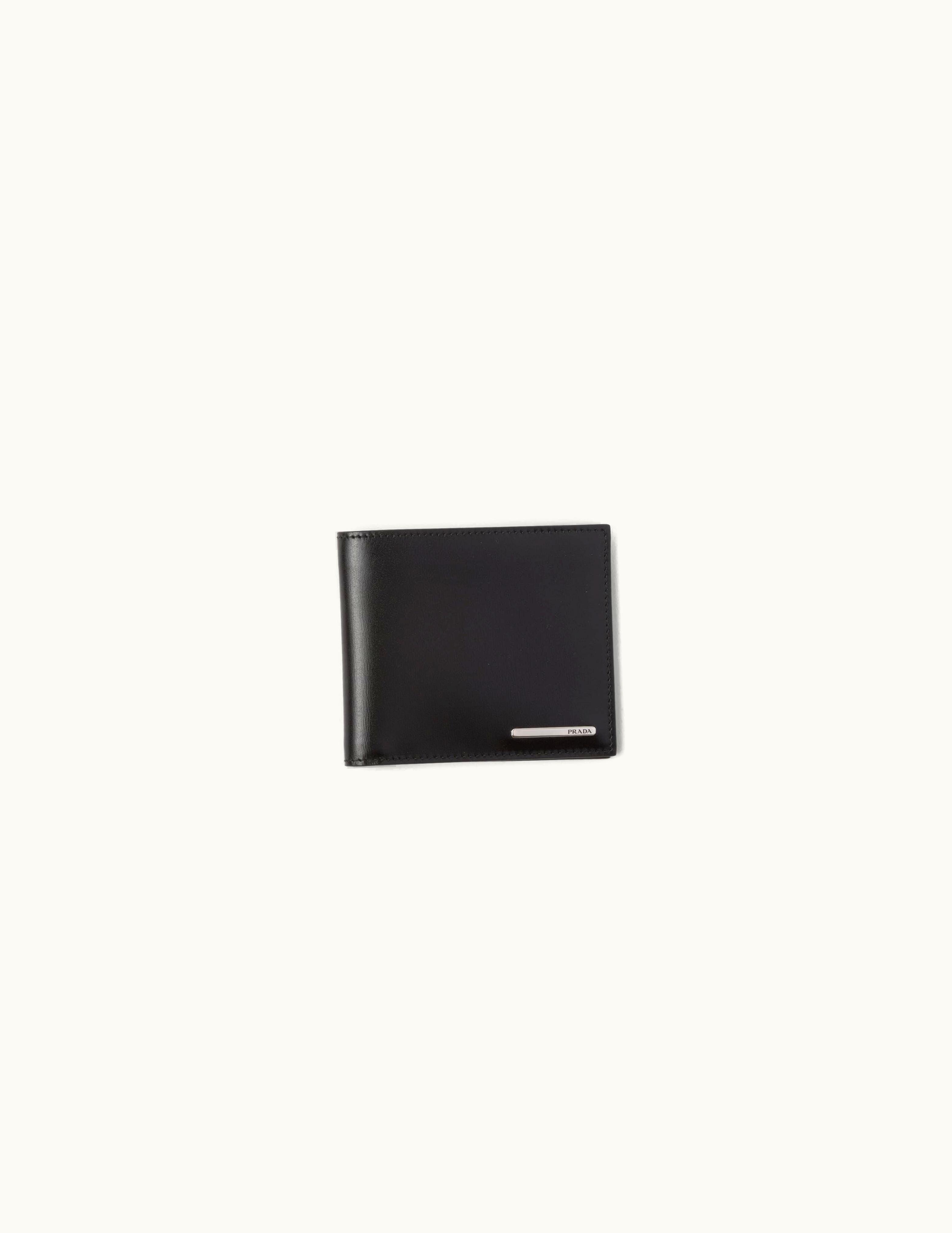 Prada Prada Classic Black Leather Bifold Wallet