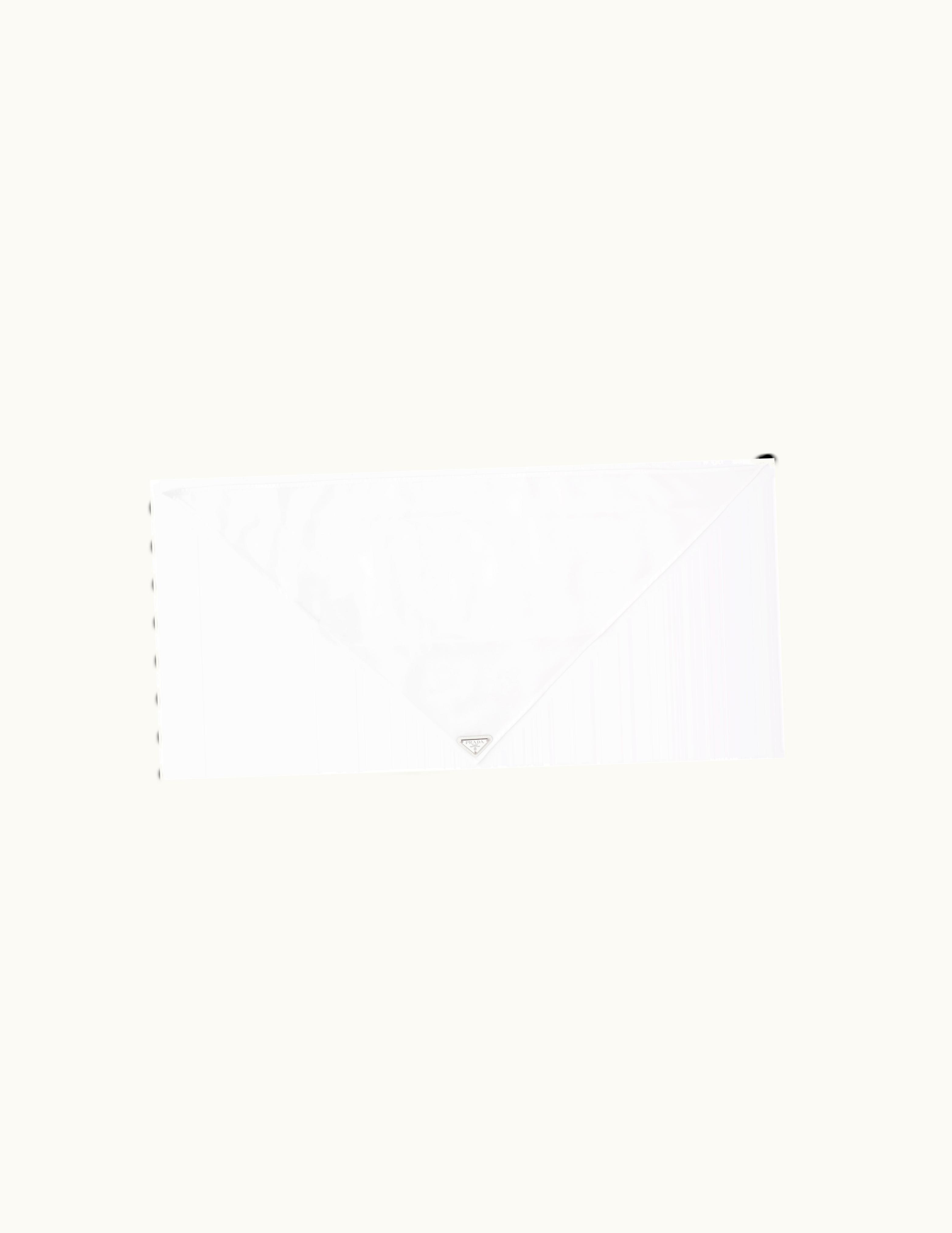 Prada Prada White Re-nylon Foulard