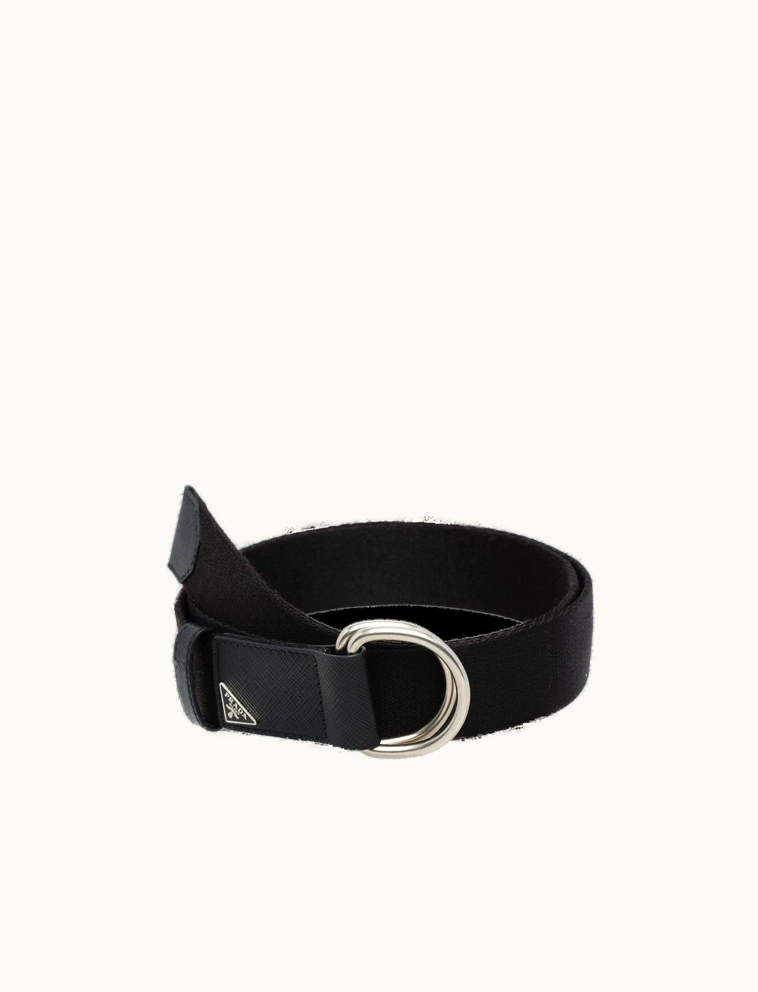 Prada Prada Double Ring Closure Re-nylon Belt