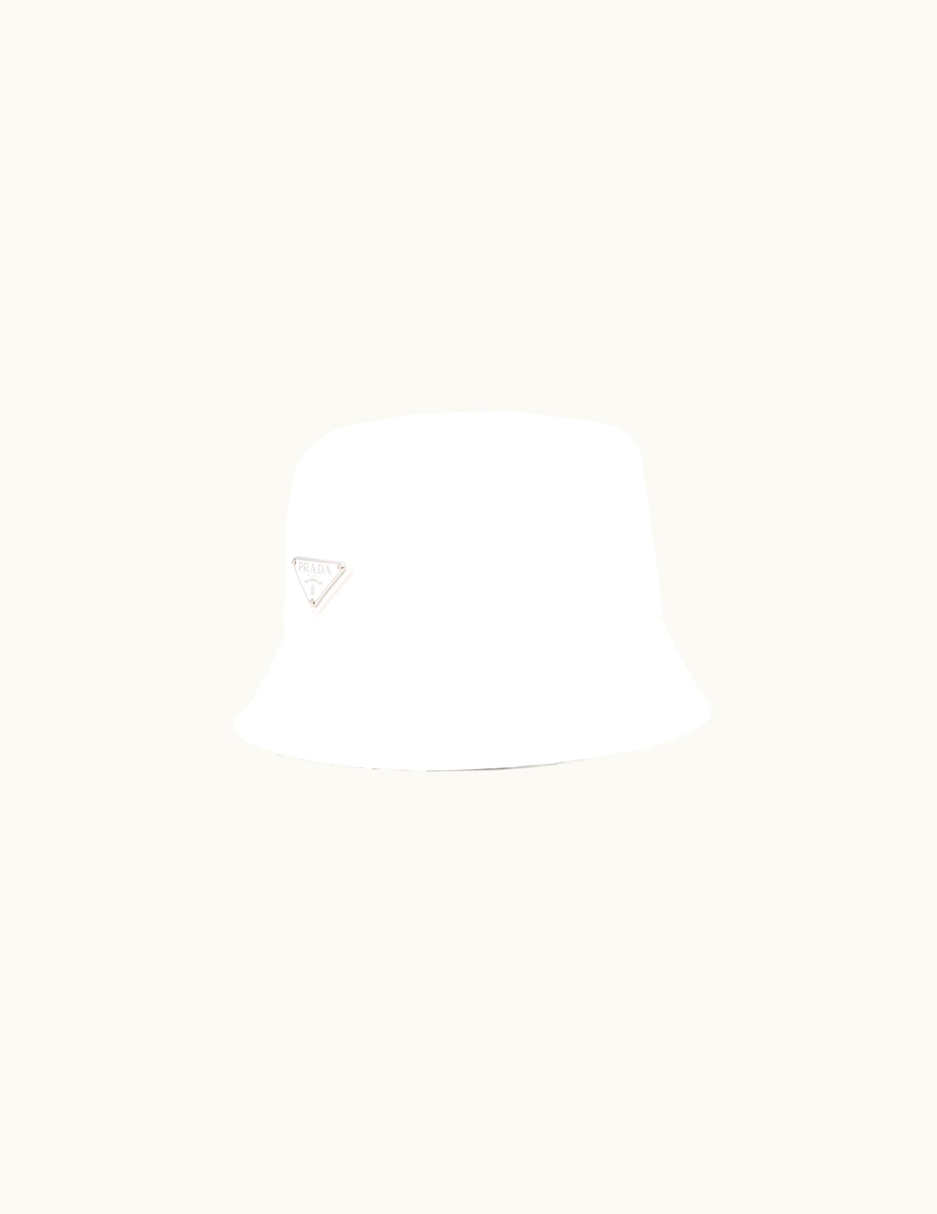 Prada Prada Precision Drill Logo Bucket Hat White