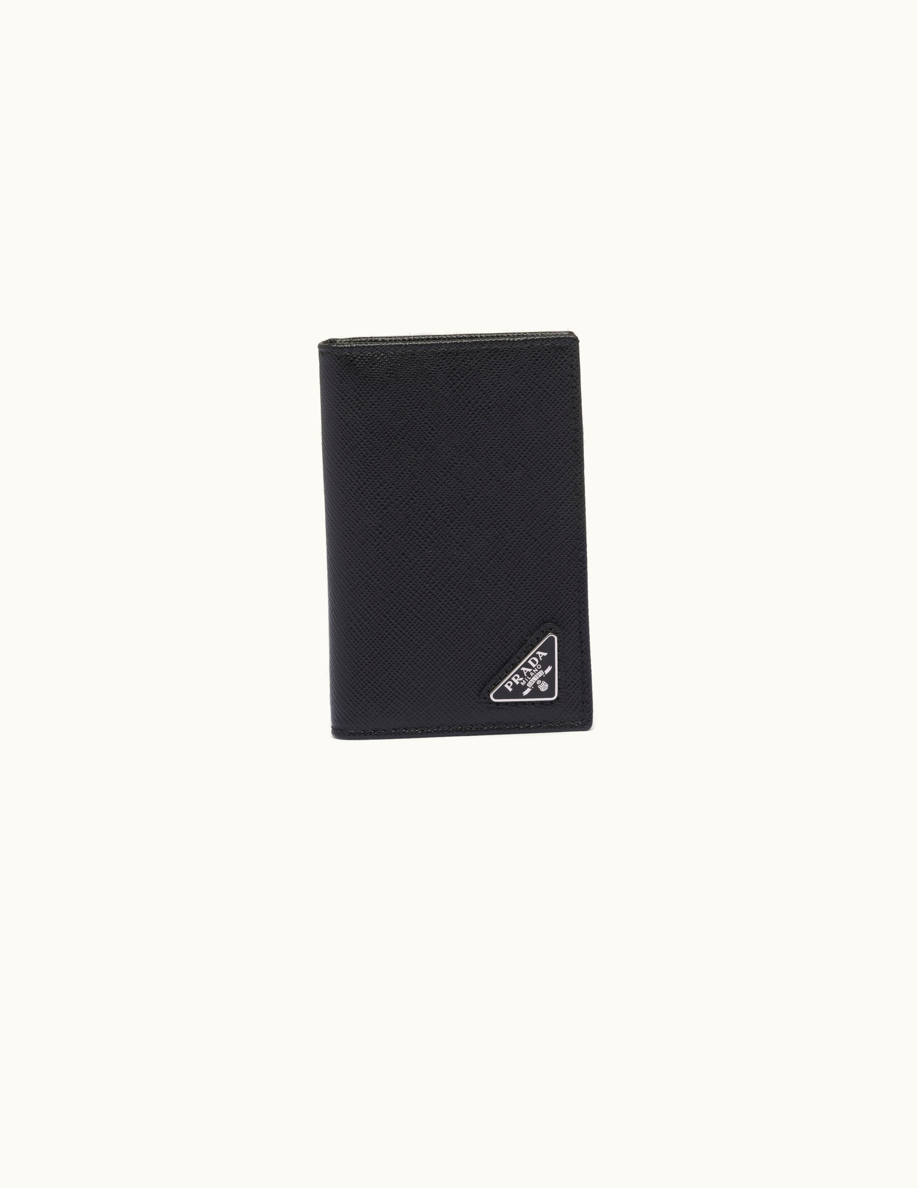 Prada Prada Black Saffiano Leather Card Holder 2MC101_QHH_F0002