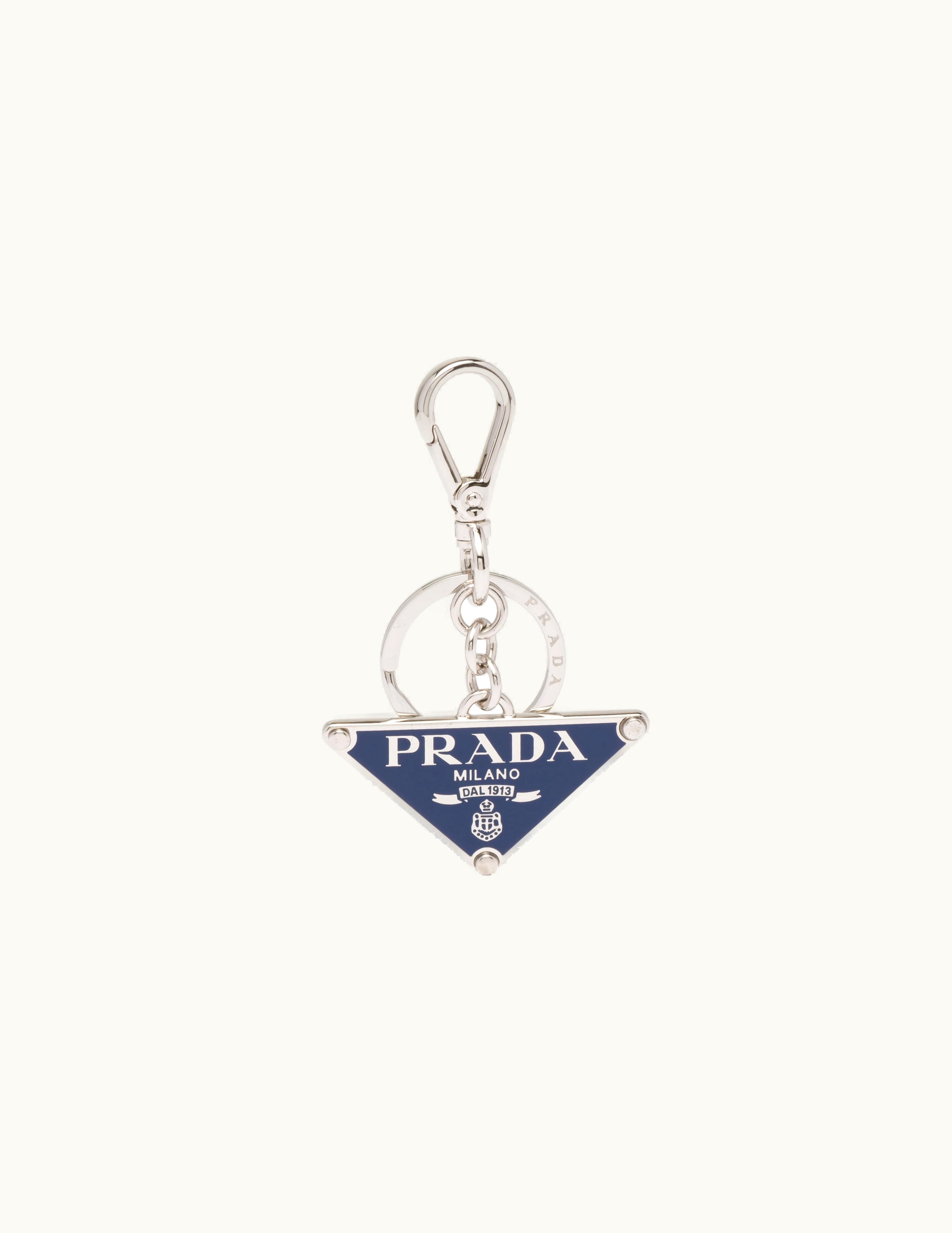 Prada Prada Bluette Metal Keychain