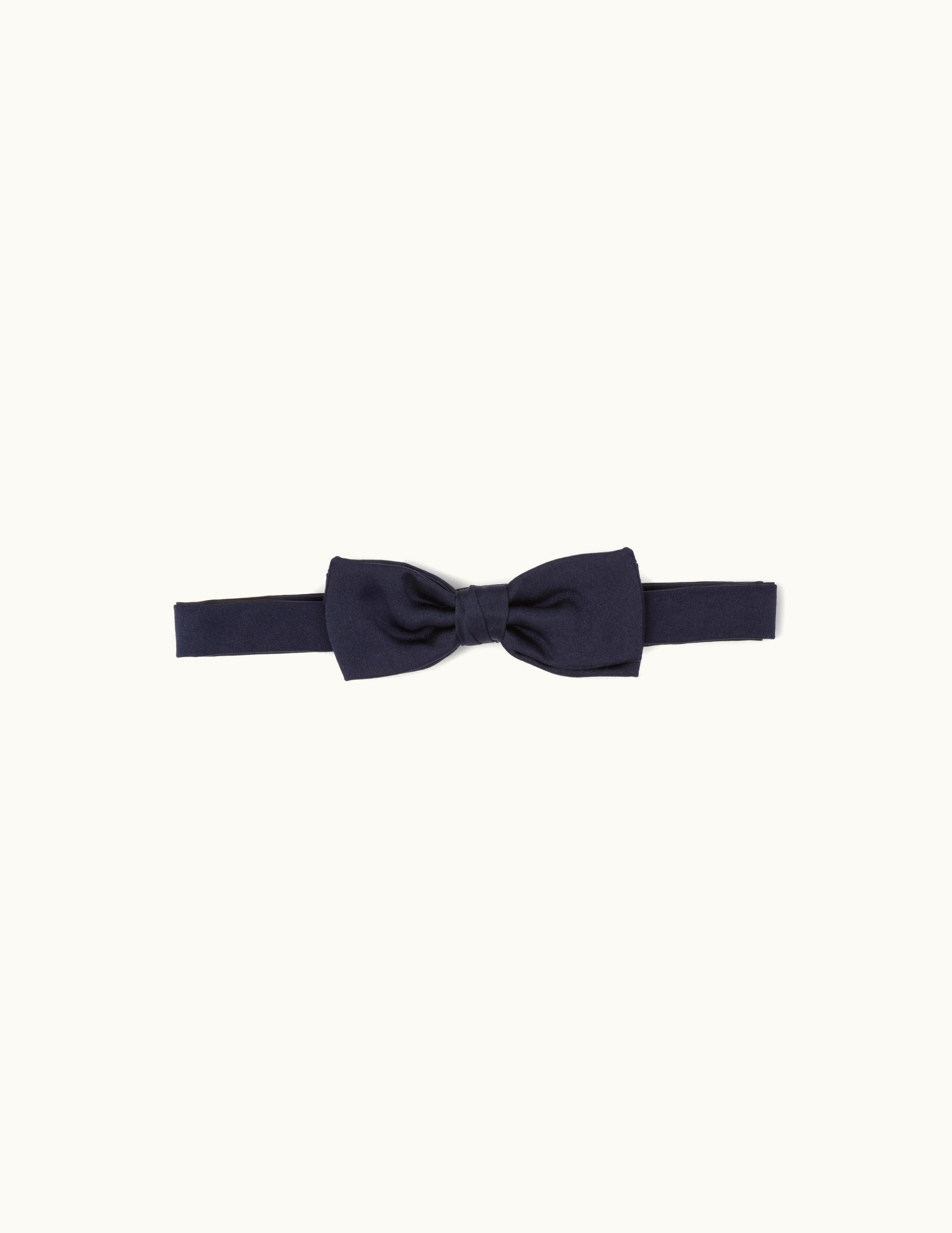 Prada Prada Navy Satin Bow-tie