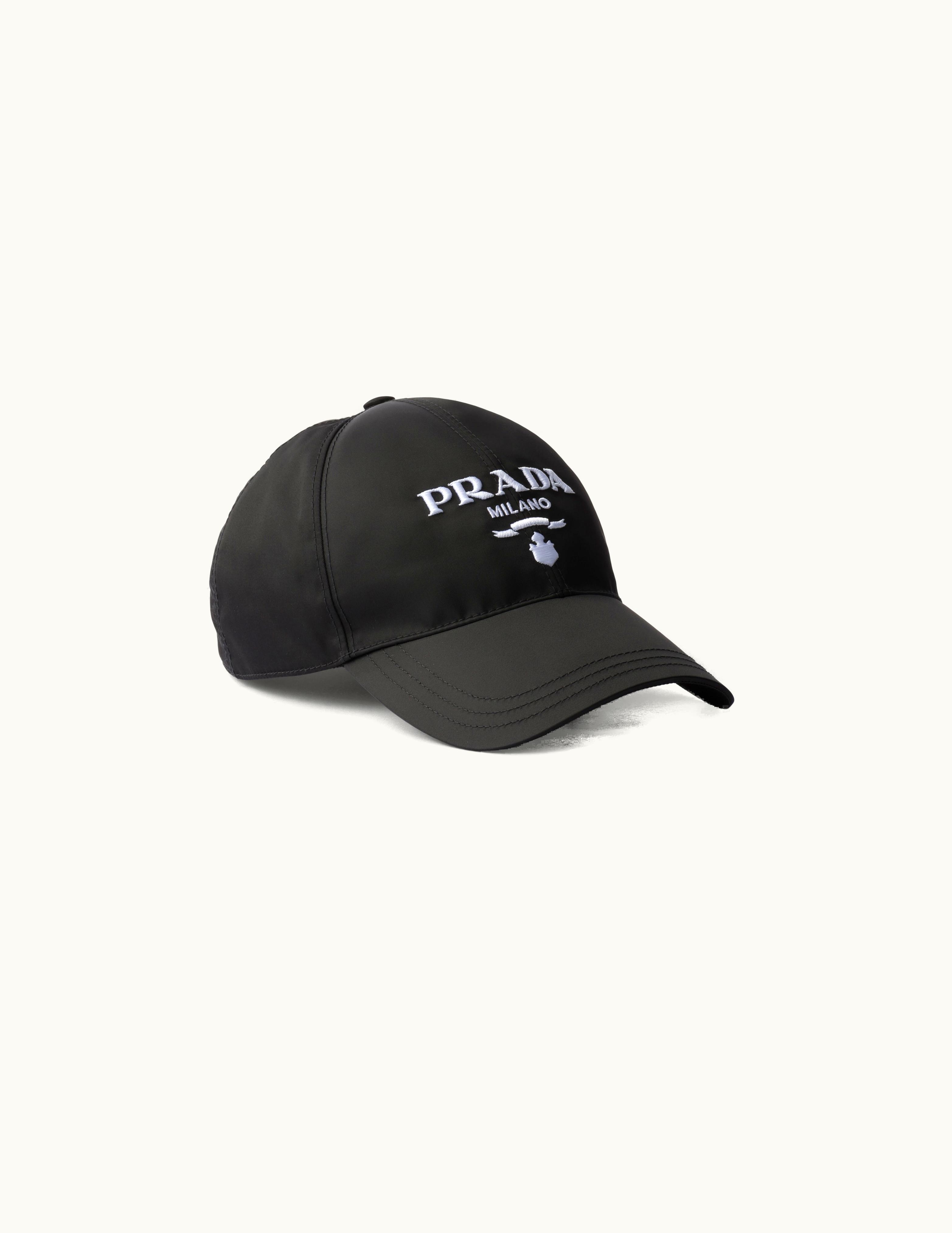 Prada Prada Black / White Re-nylon Baseball Cap