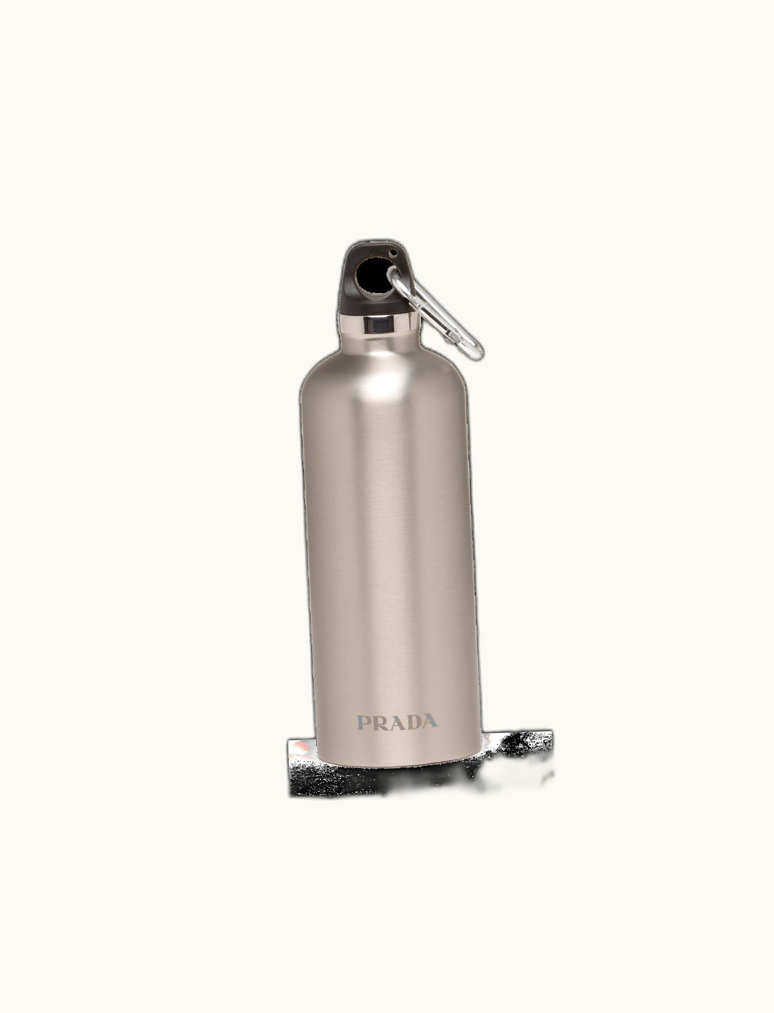 Prada Prada Silver Stainless Steel Insulated Water Bottle, 500 Ml