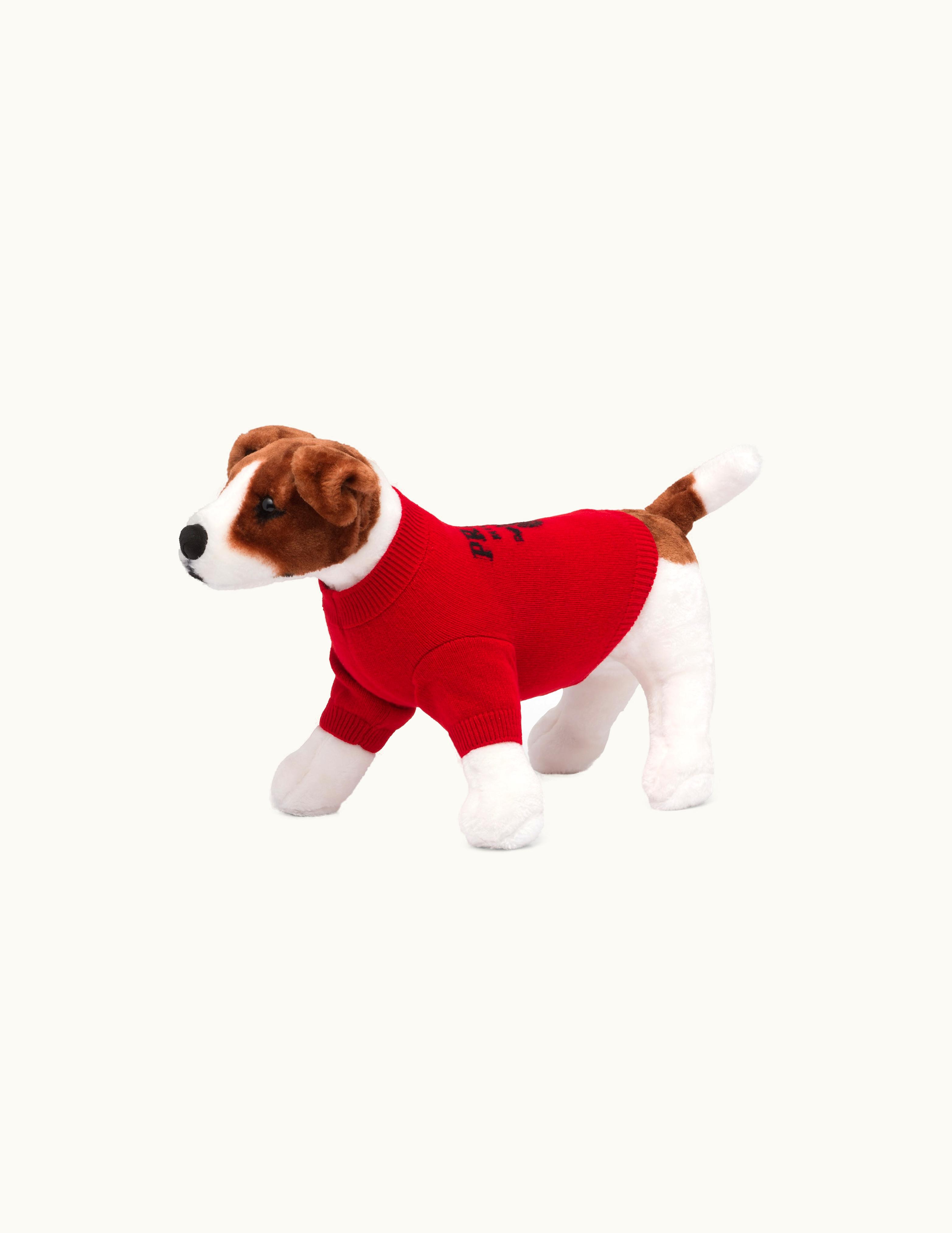 Prada Prada Red Wool And Cashmere Pet Sweater