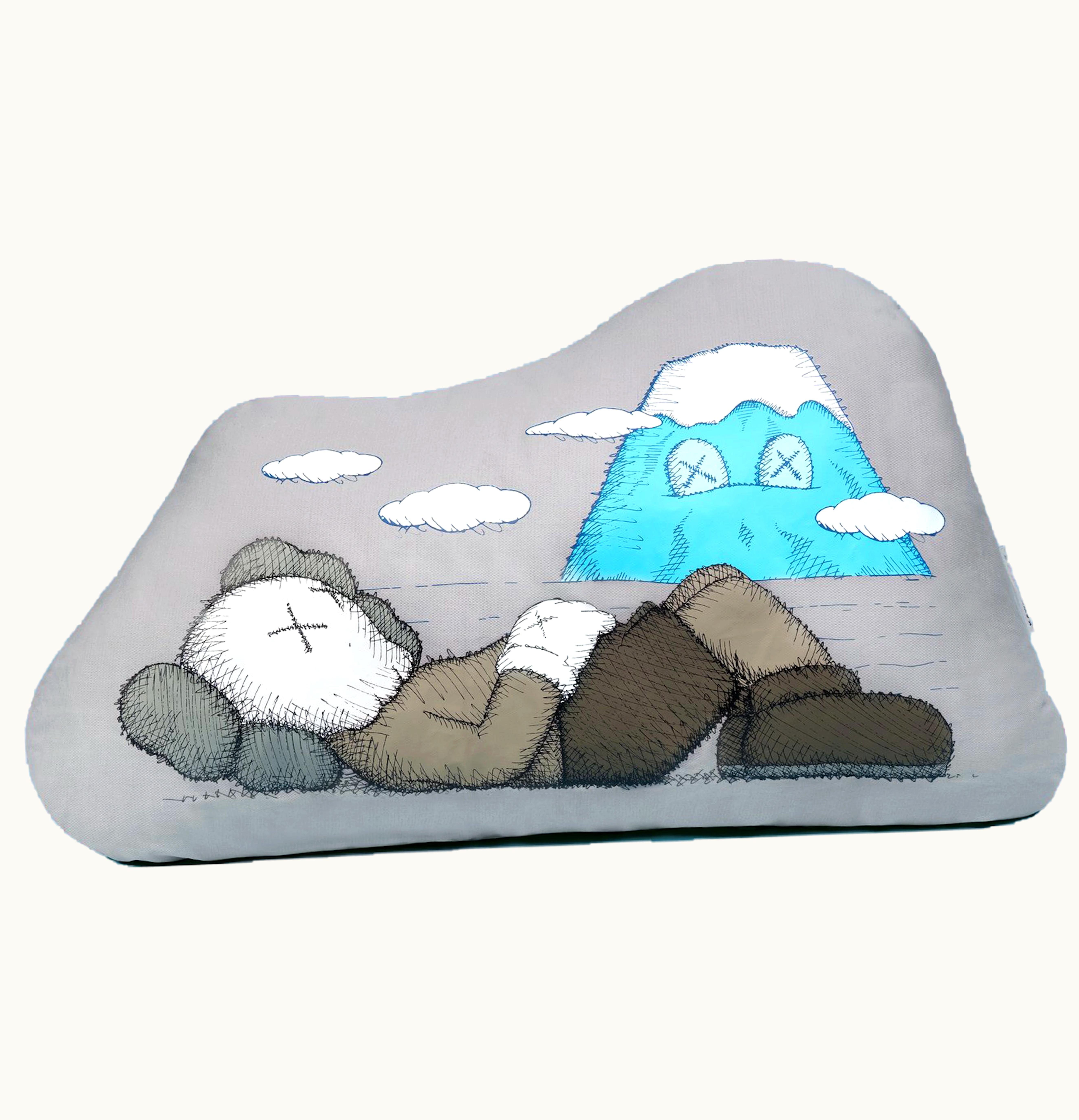 KAWS KAWS HOLIDAY JAPAN Cushion Grey