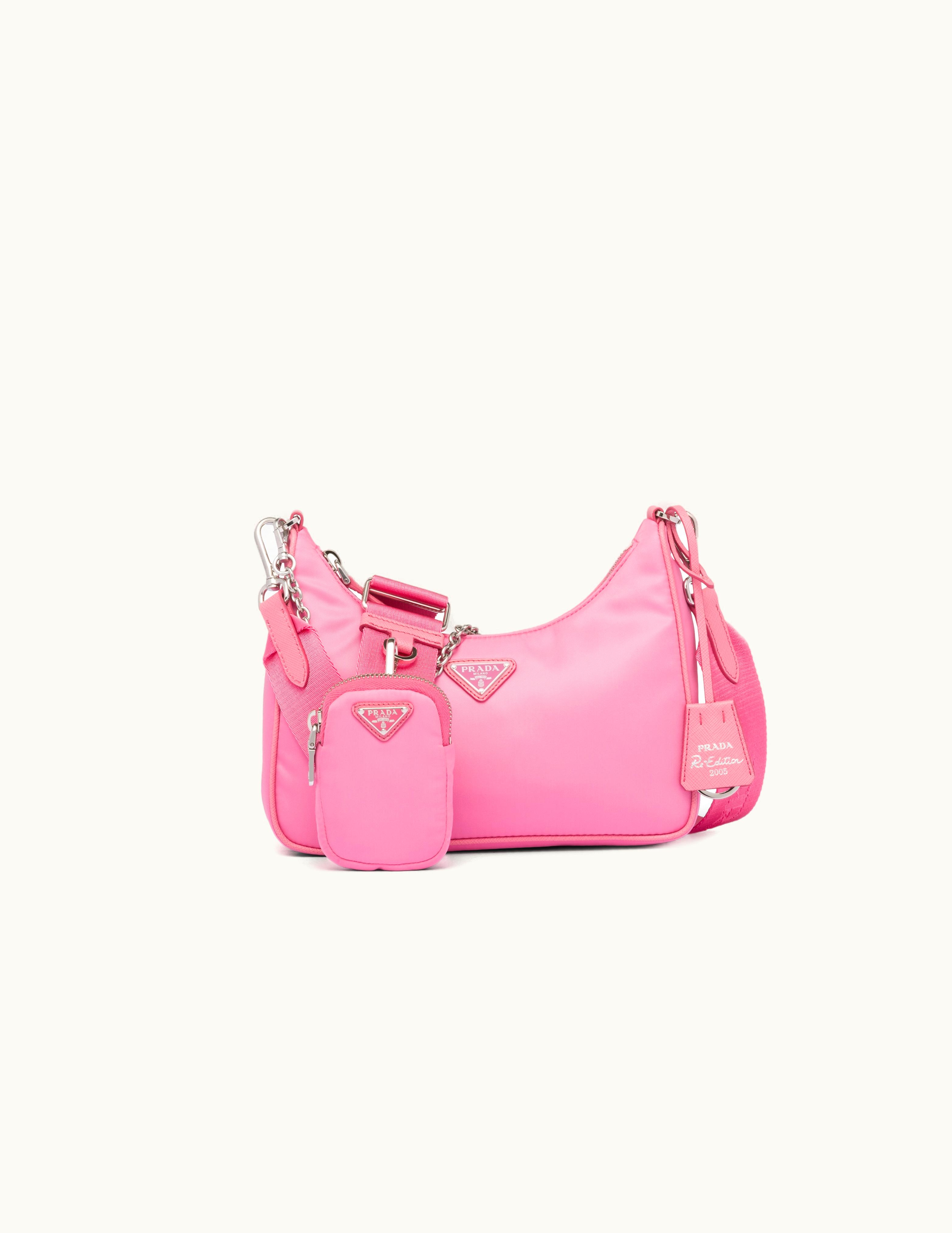 Prada Begonia Pink Prada Re-edition 2005 Re-nylon Bag