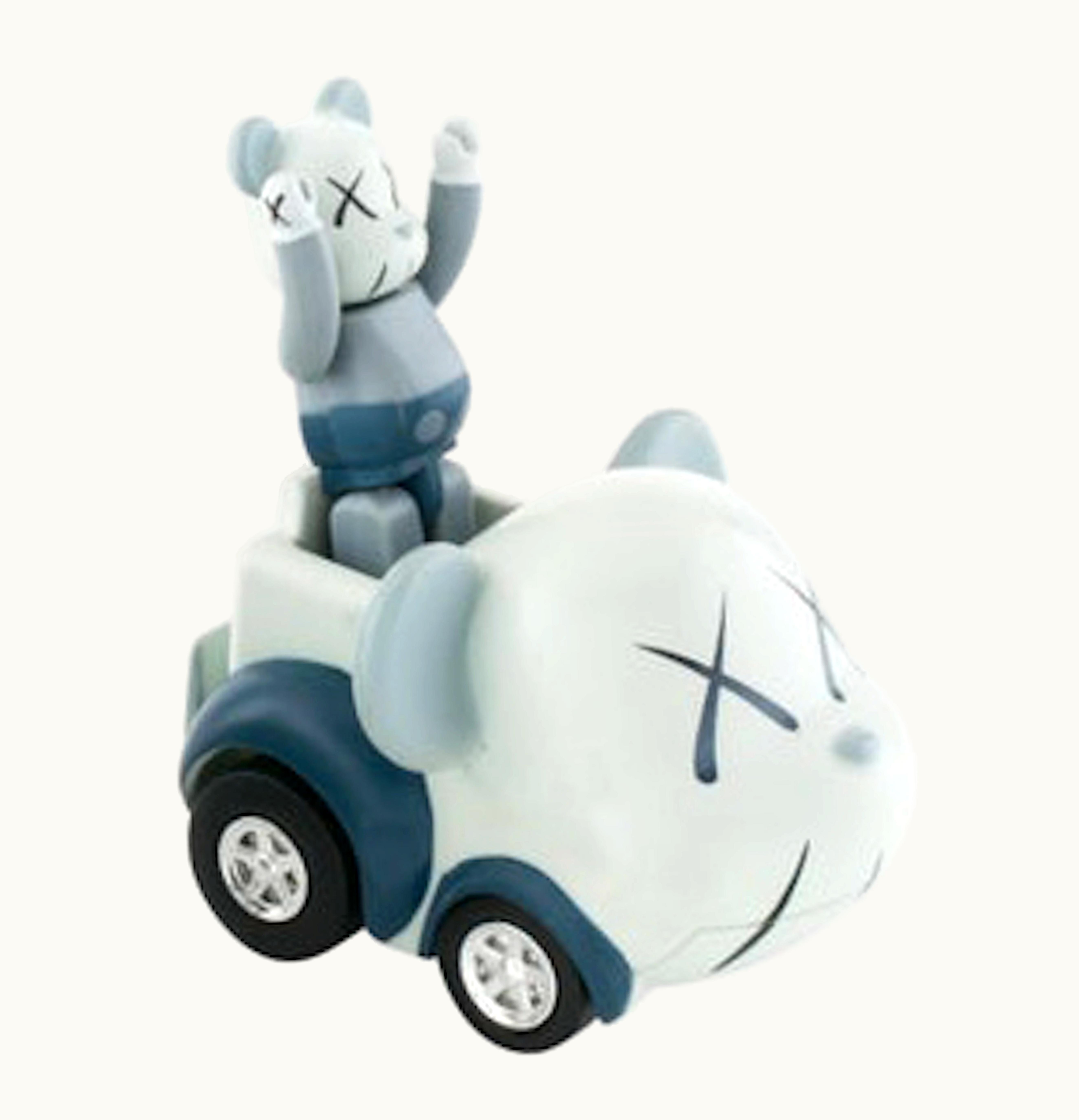 KAWS KAWS x Bearbrick x Takara Tomy Choro Q Figure Car Set Grey