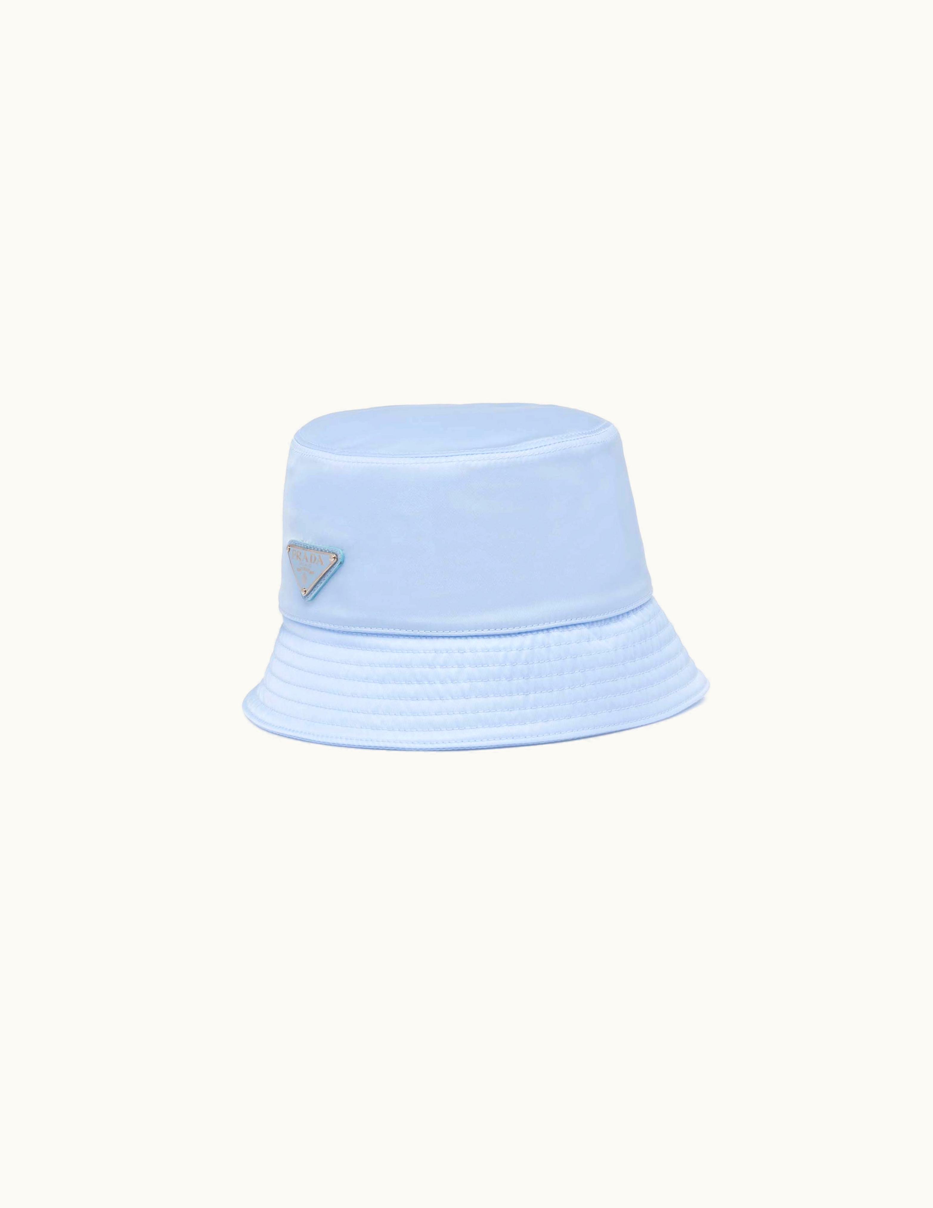 Prada Prada Light Blue Re-nylon Bucket Hat