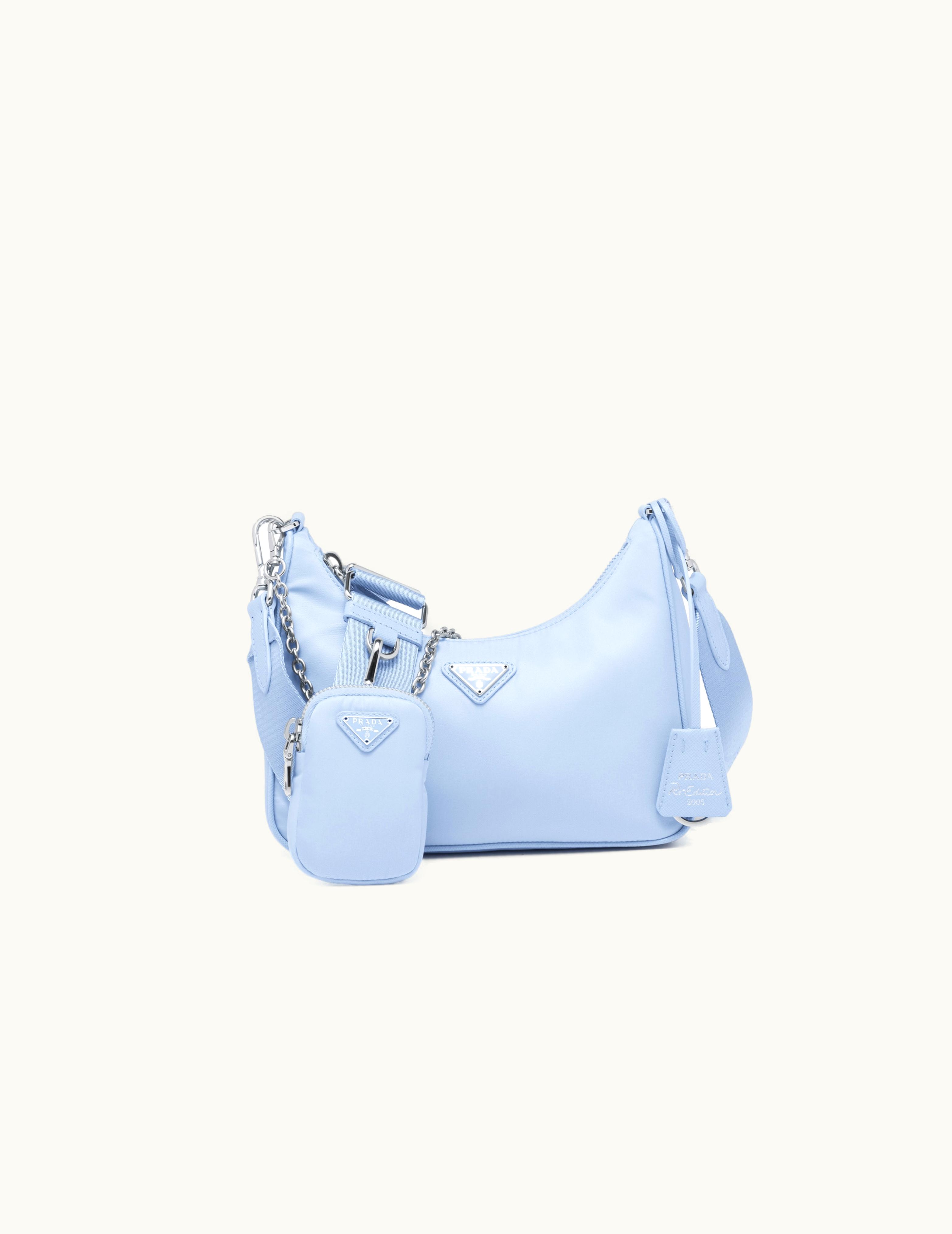 Prada Light Blue Prada Re-edition 2005 Re-nylon Bag