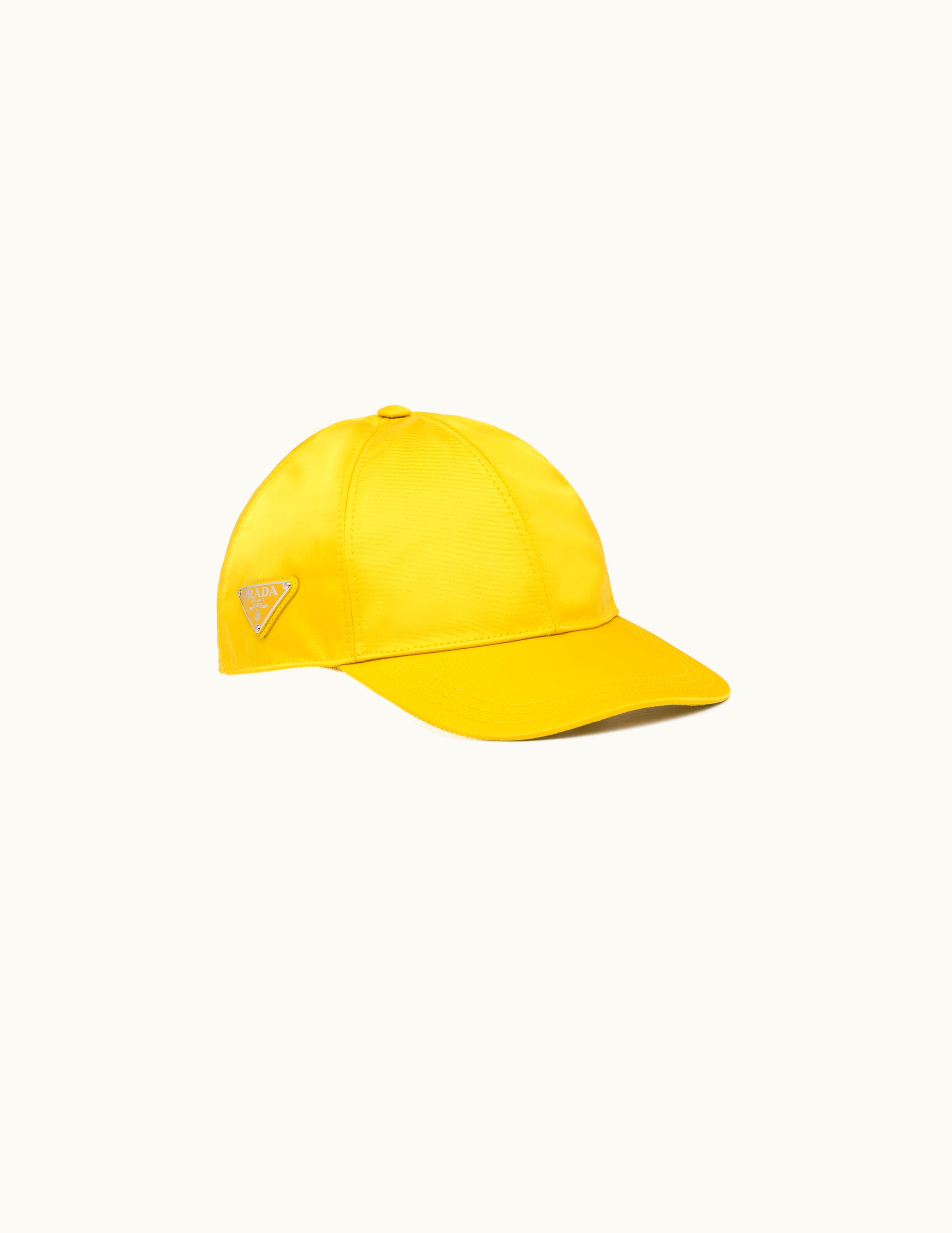 Prada Prada Yellow Re-nylon Baseball Cap