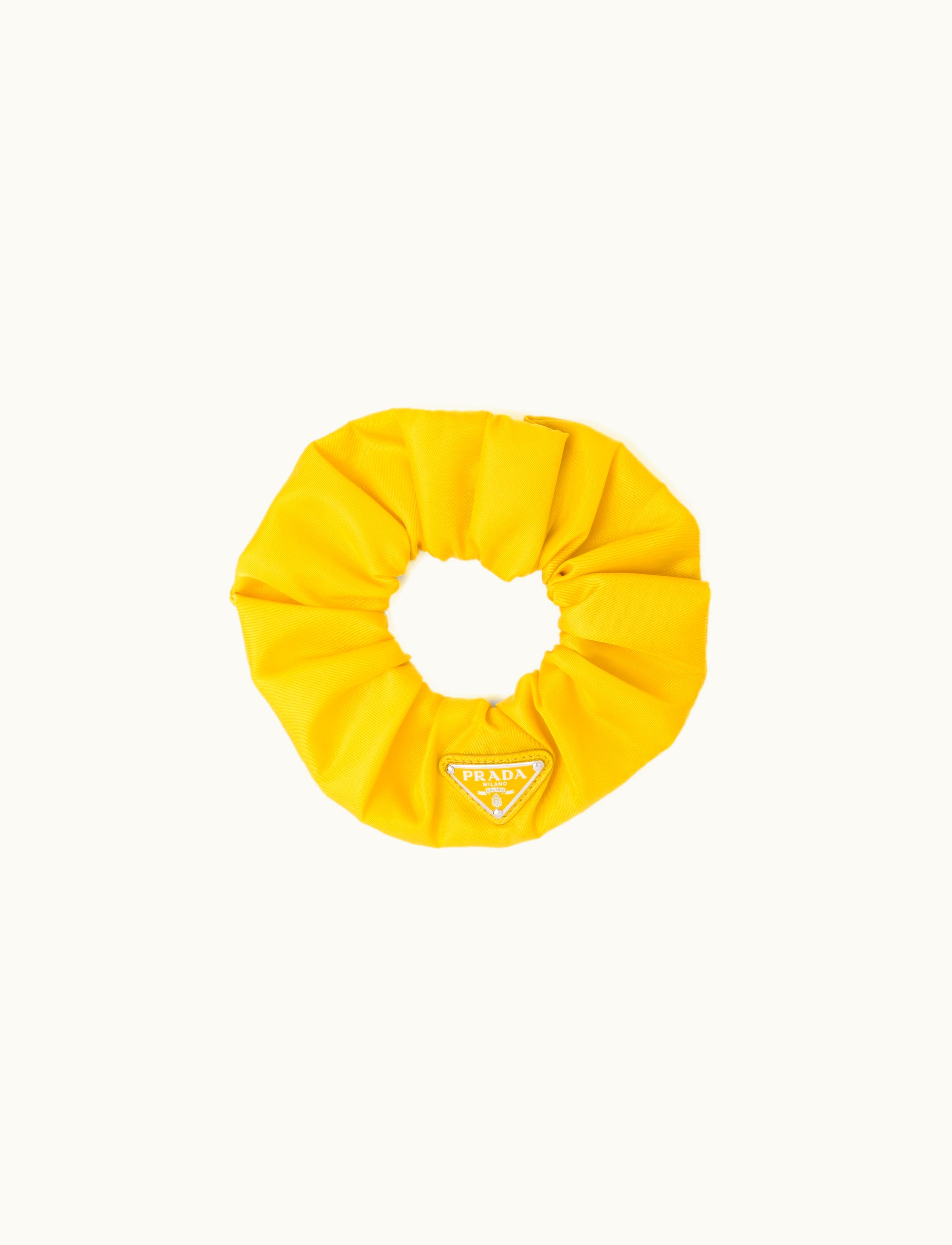 Prada Prada Yellow Re-nylon Scrunchie