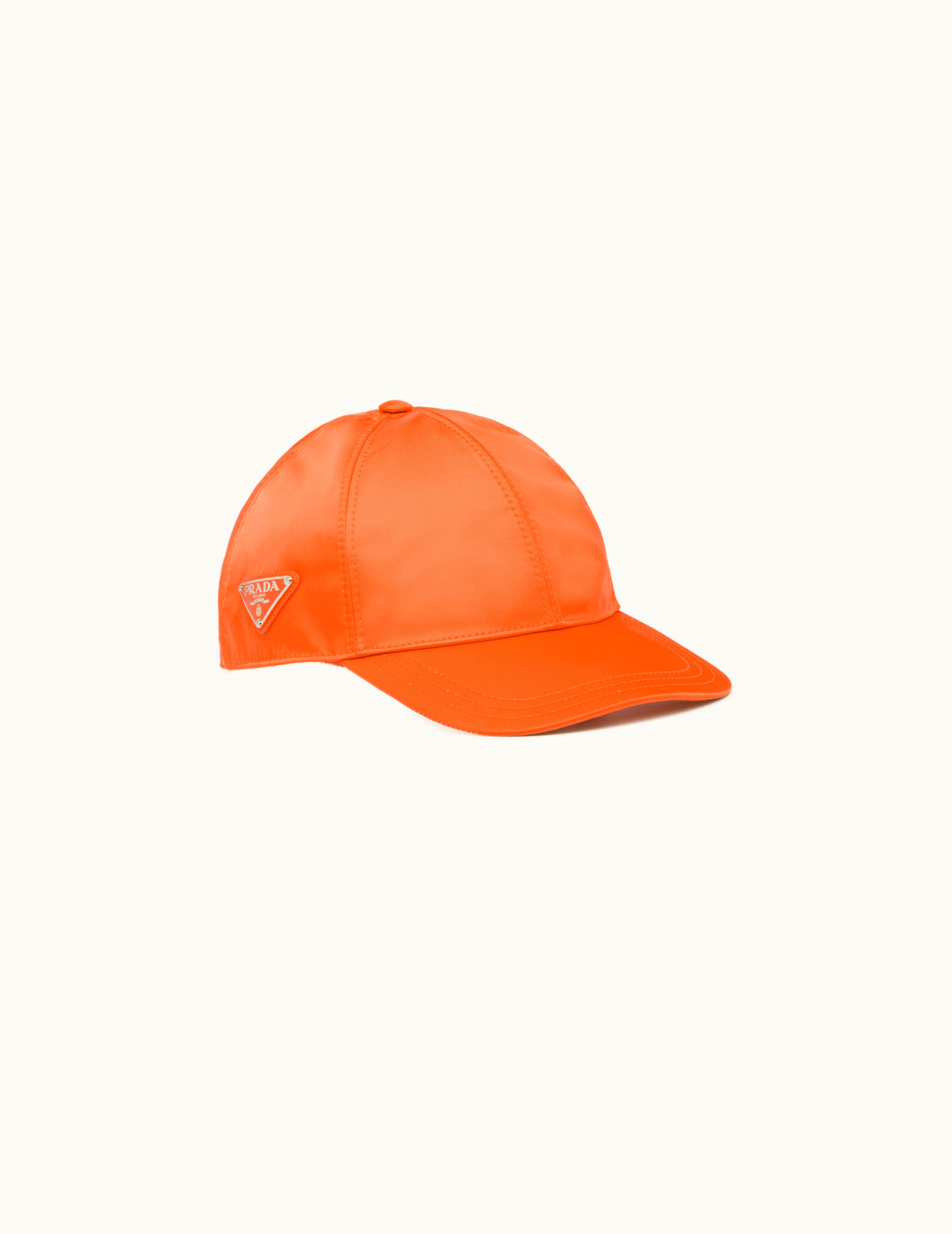 Prada Prada Orange Re-nylon Baseball Cap