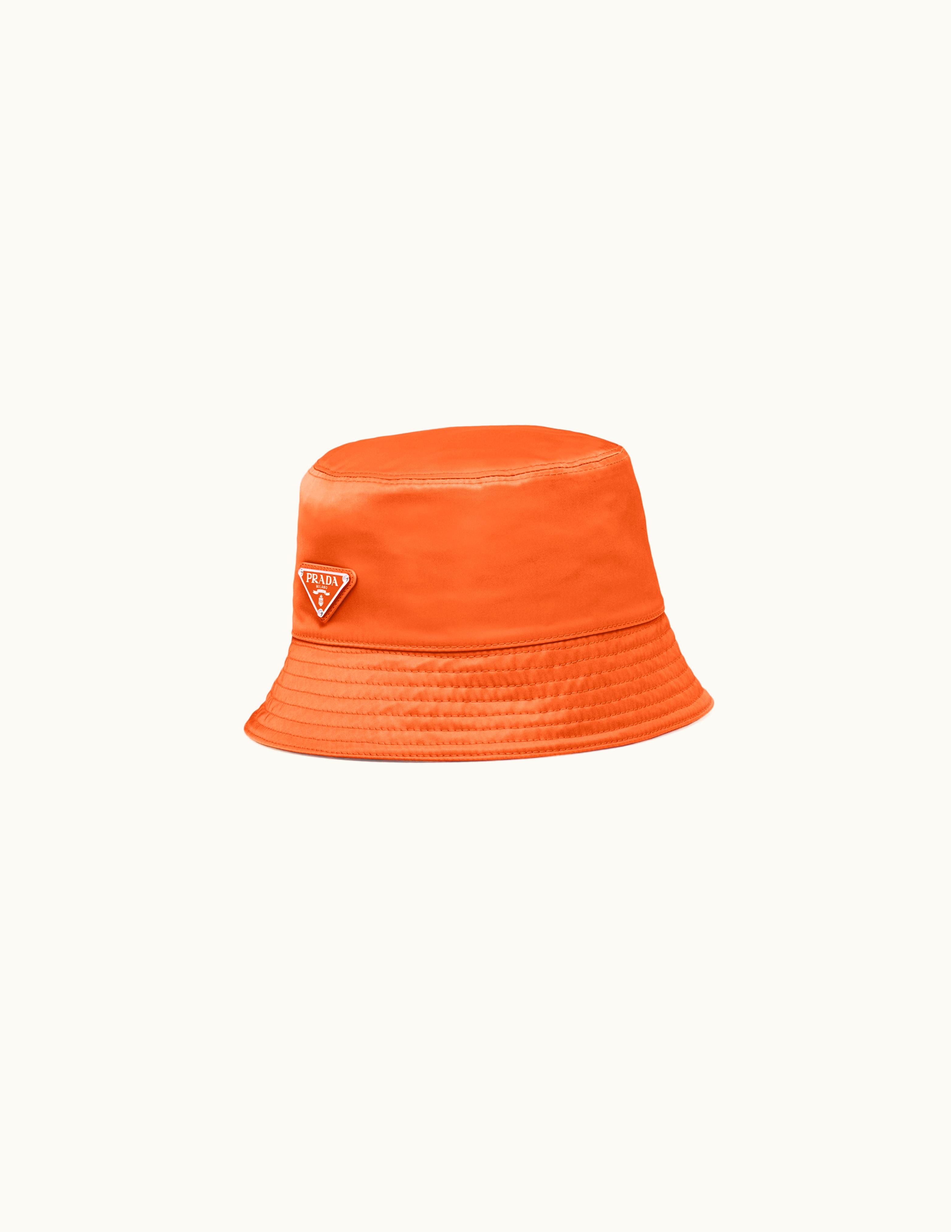 Prada Prada Orange Re-nylon Bucket Hat