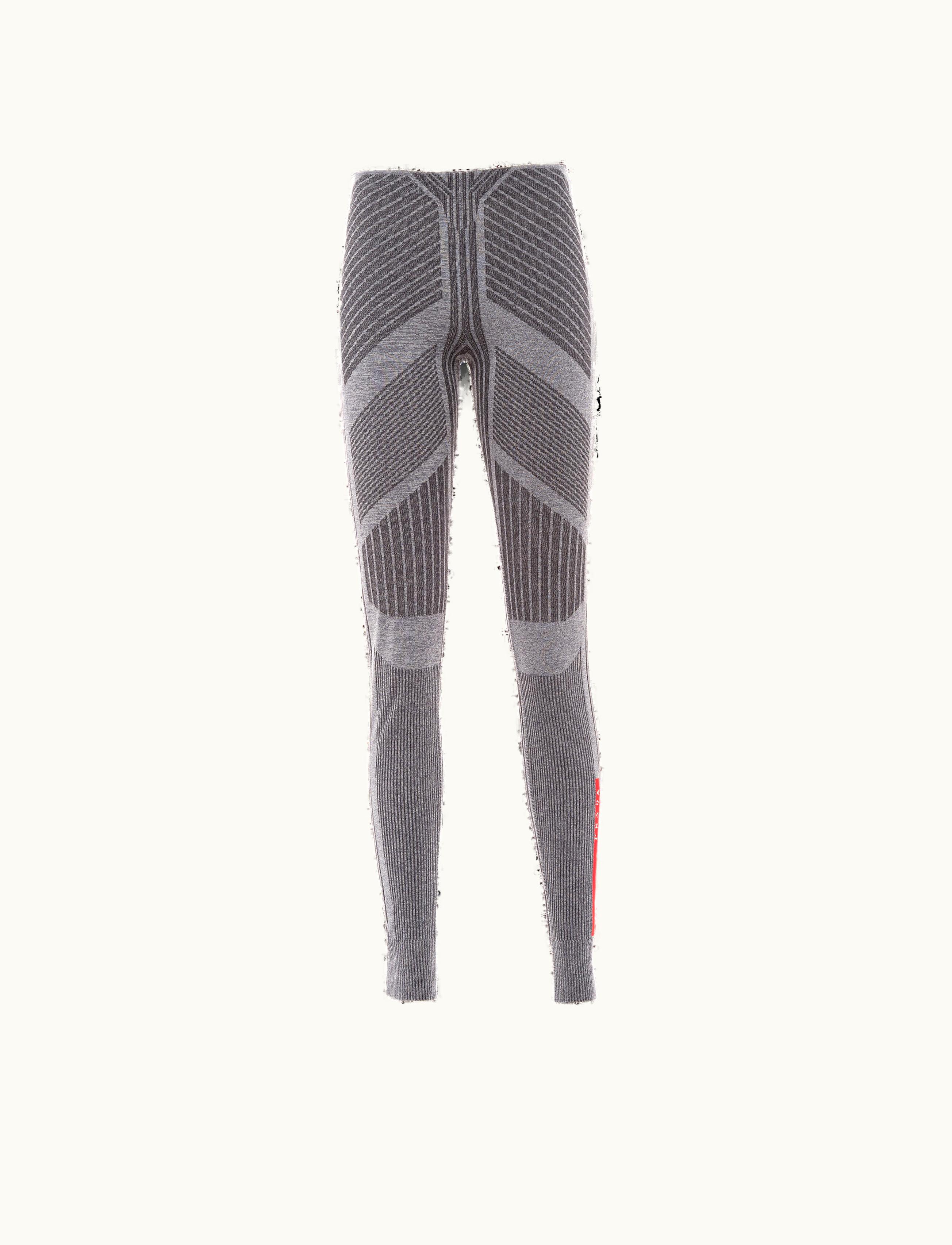 Prada Prada Grey Tech Rec Re-nylon Piqué Leggings