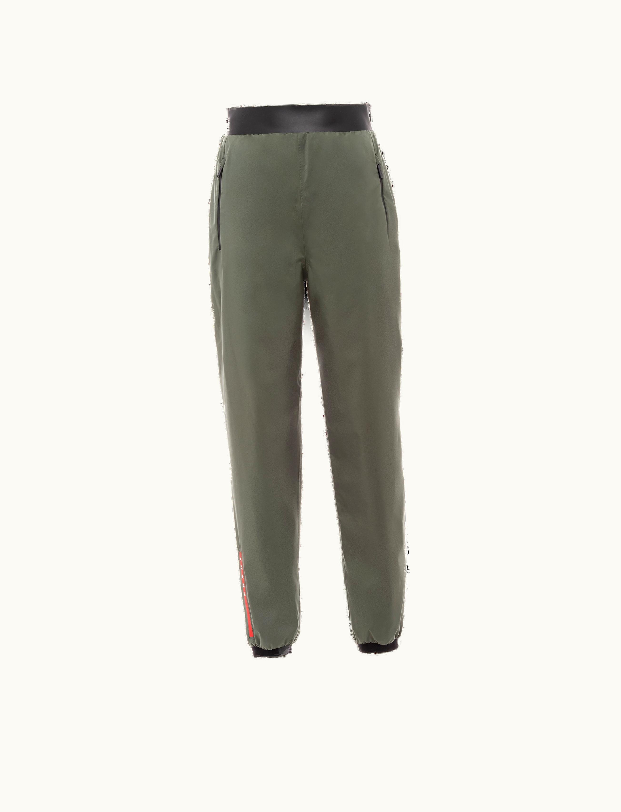 Prada Prada Military Green Light Re-nylon Technical Pants