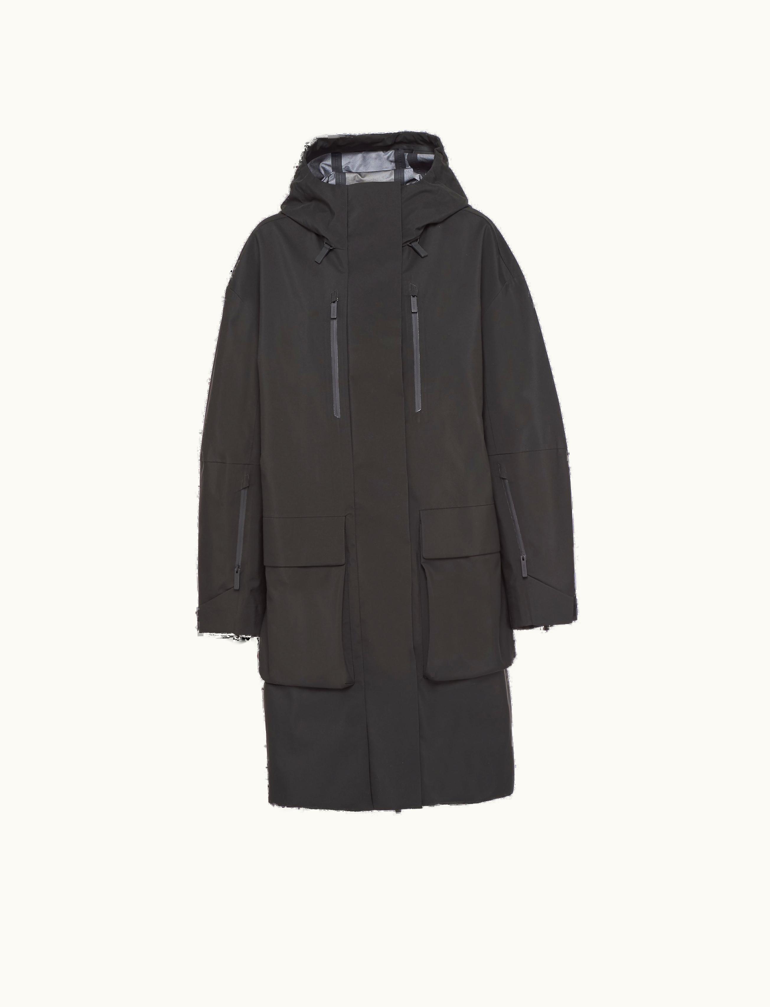 Prada Prada Extreme-tex Graphene® Hooded Raincoat Black