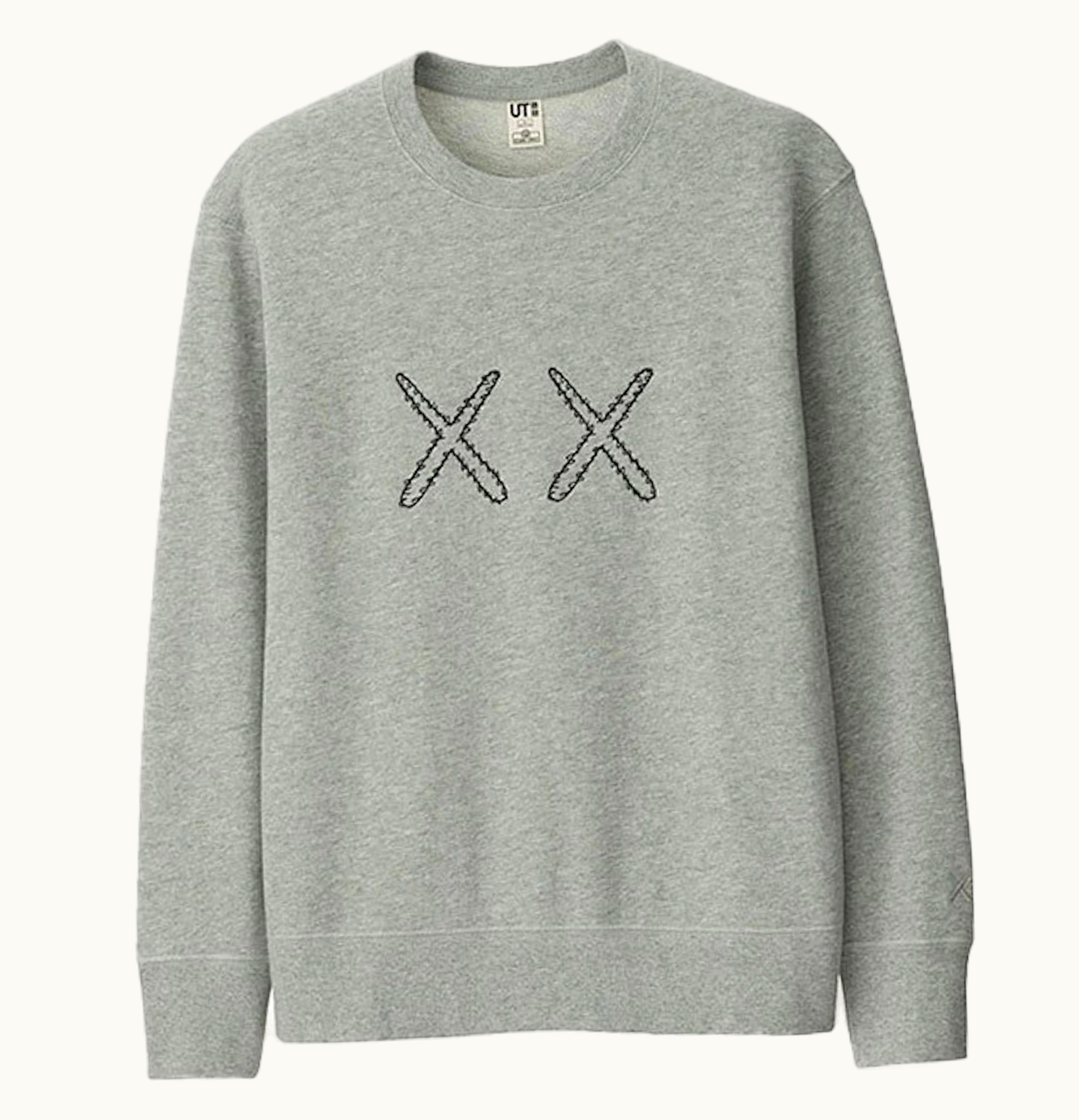 KAWS KAWS x Uniqlo x Sesame Street XX Sweatshirt US Sizing Gray