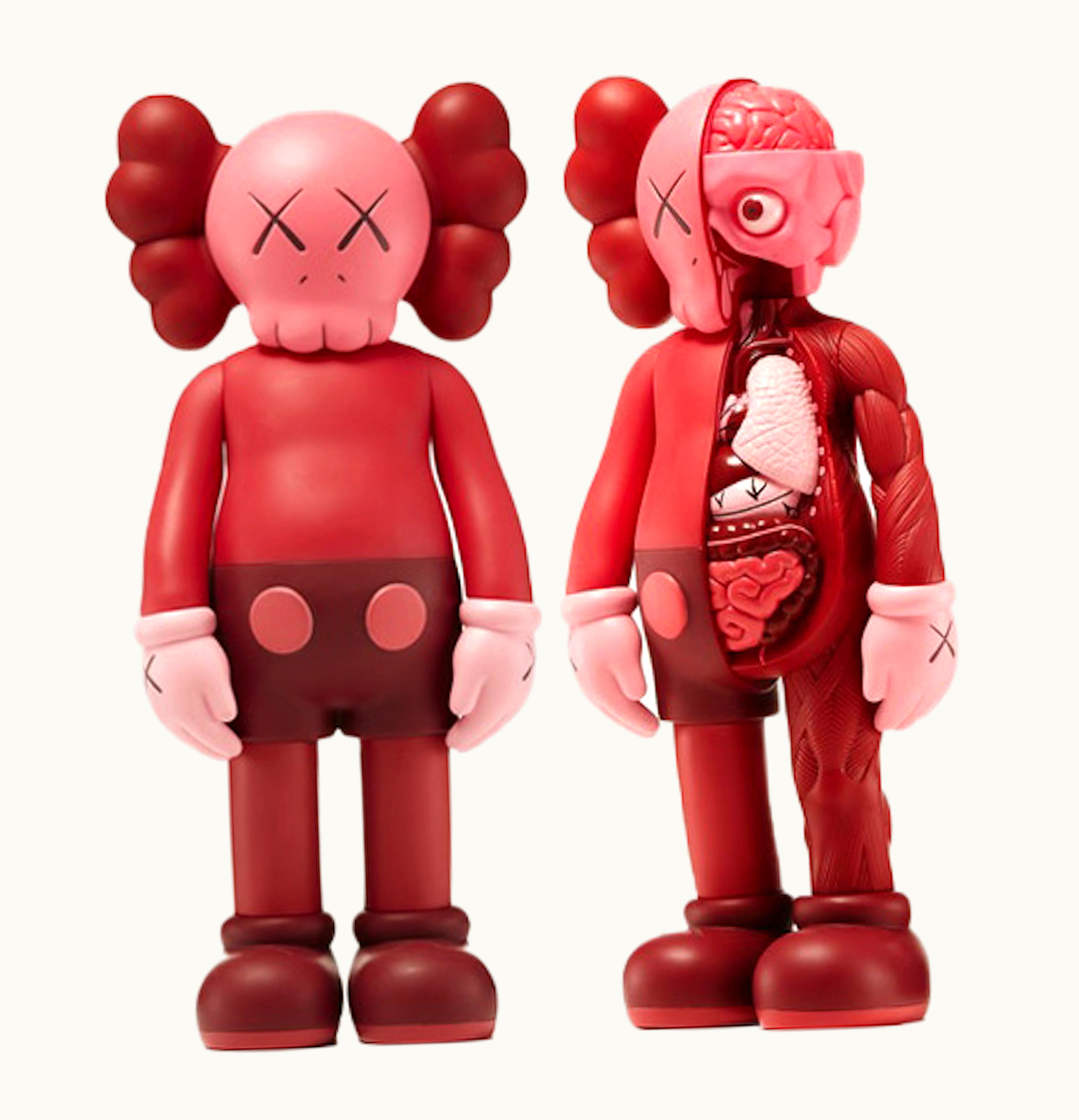 KAWS KAWS Companion Flayed Open Edition Companion Open Edition Vinyl Figure Blush Set