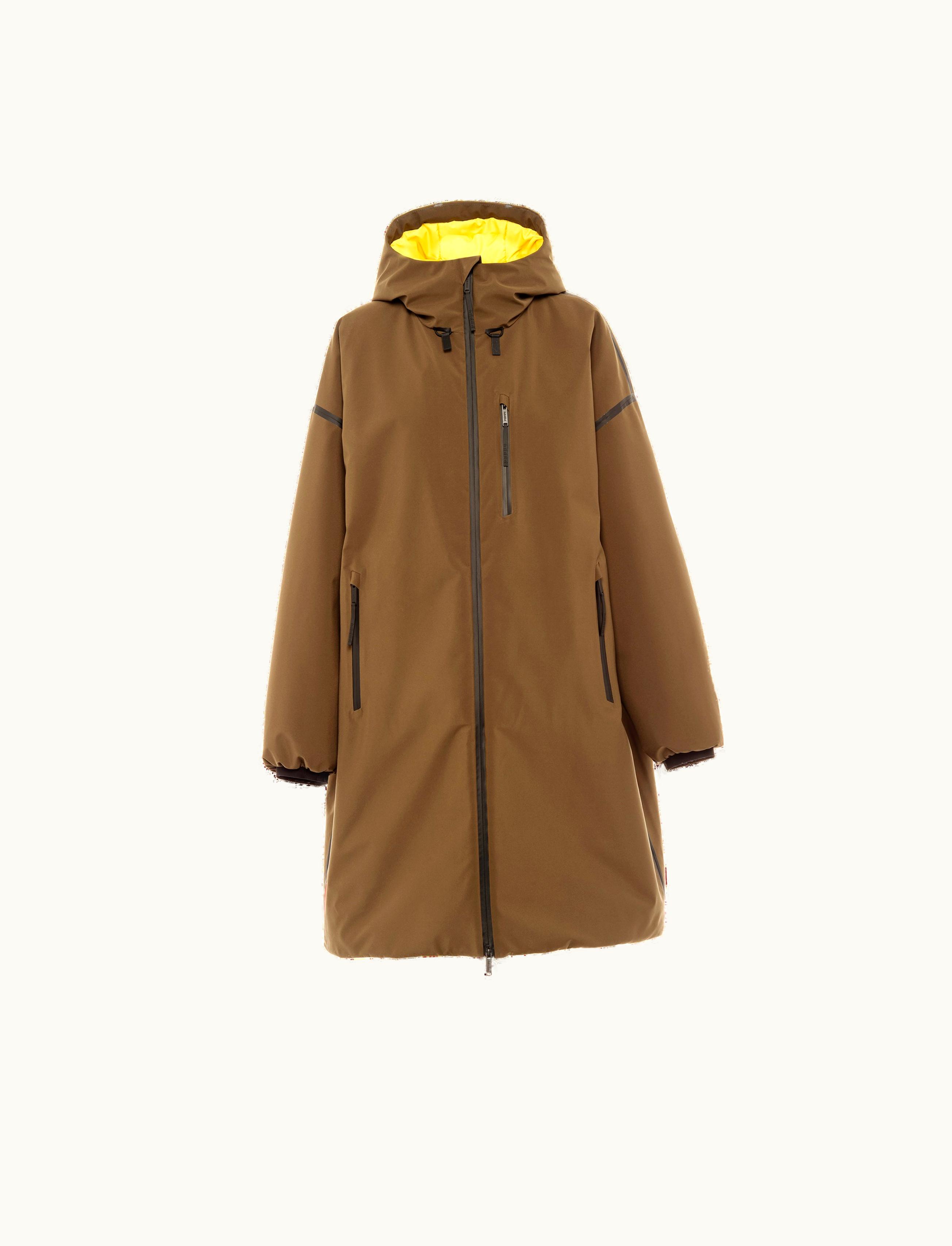Prada Prada Camouflage / Yellow Light Extreme-tex Padded Raincoat