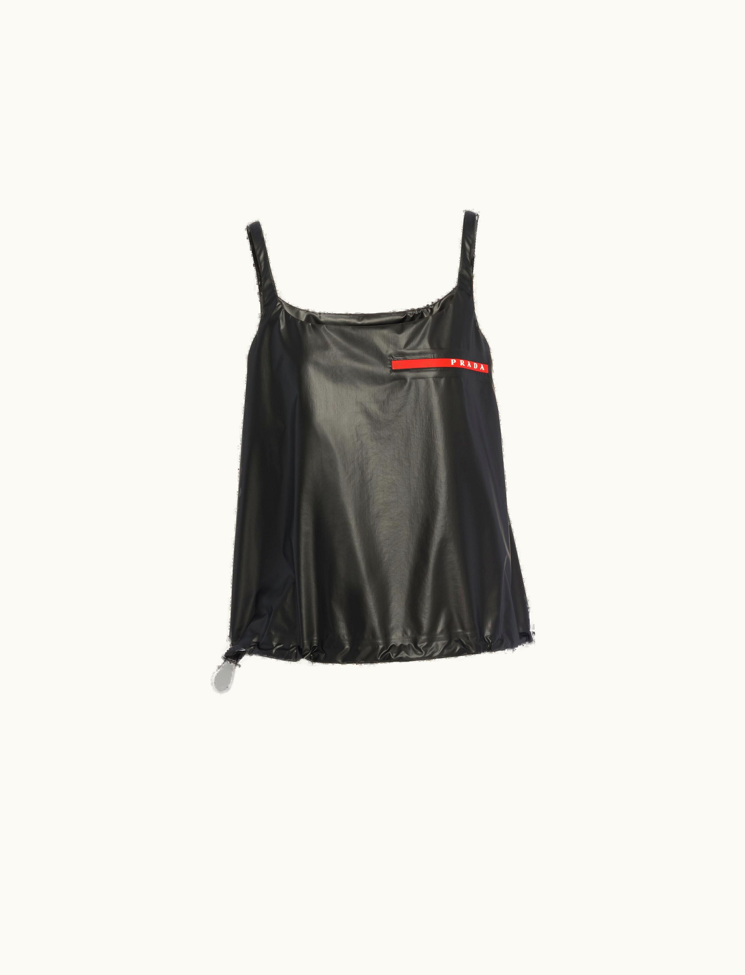 Prada Prada Black Light Re-nylon Top