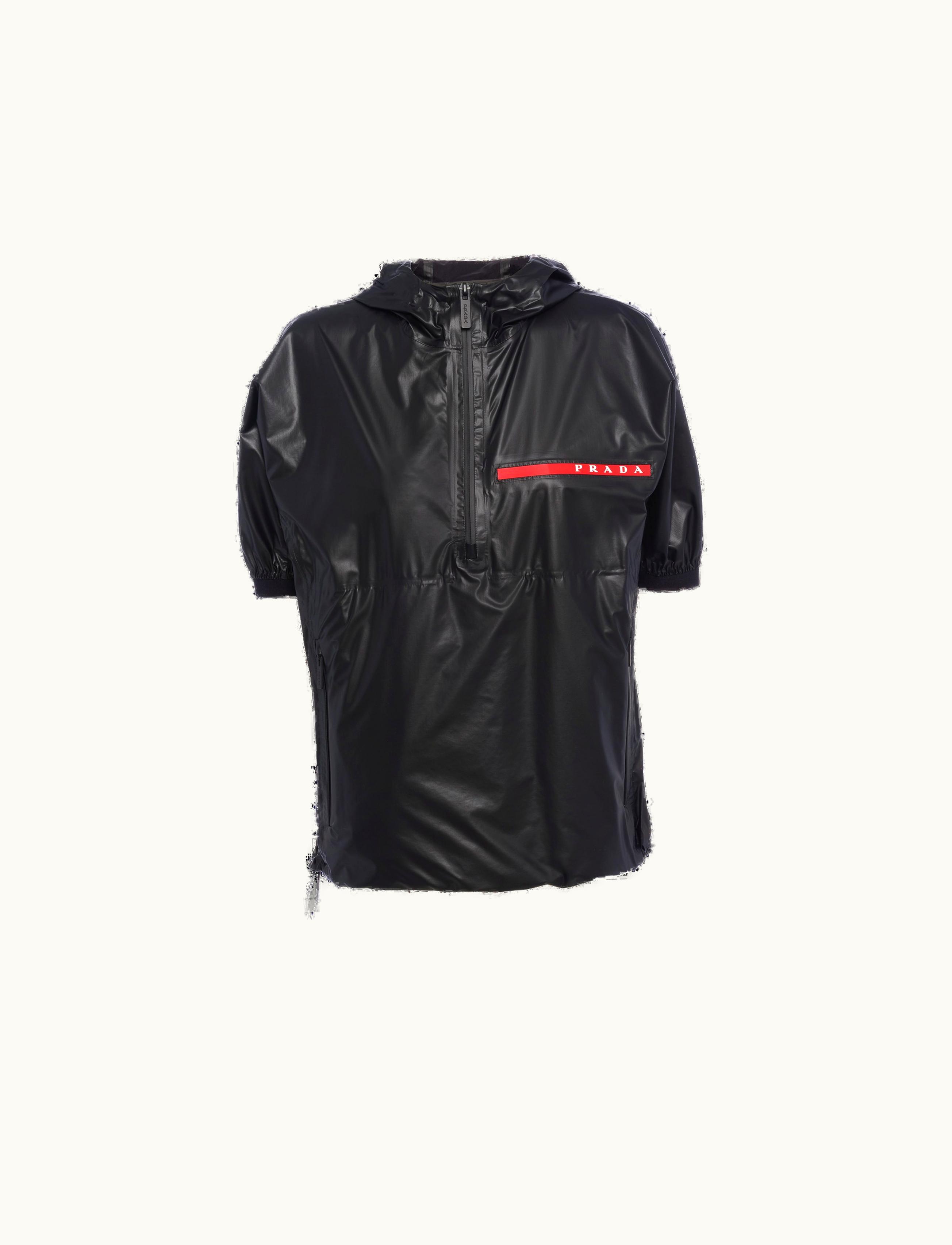 Prada Prada Black Light Re-nylon Short-sleeved Jacket