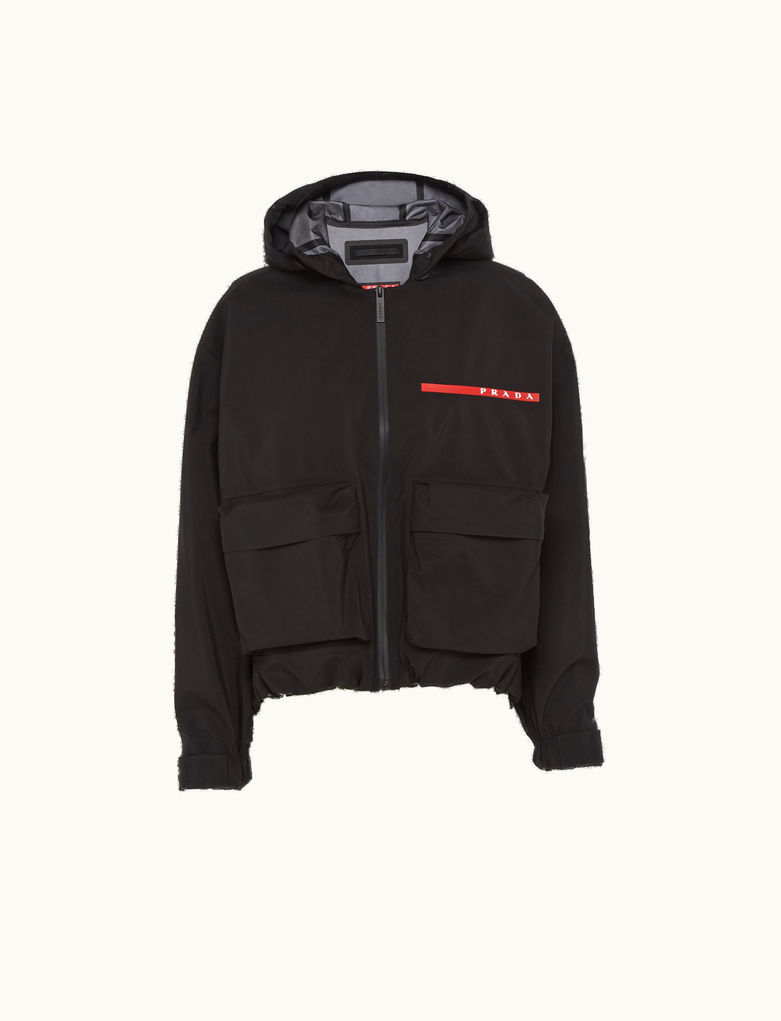 Prada Prada Black Technical Fabric Cargo Jacket