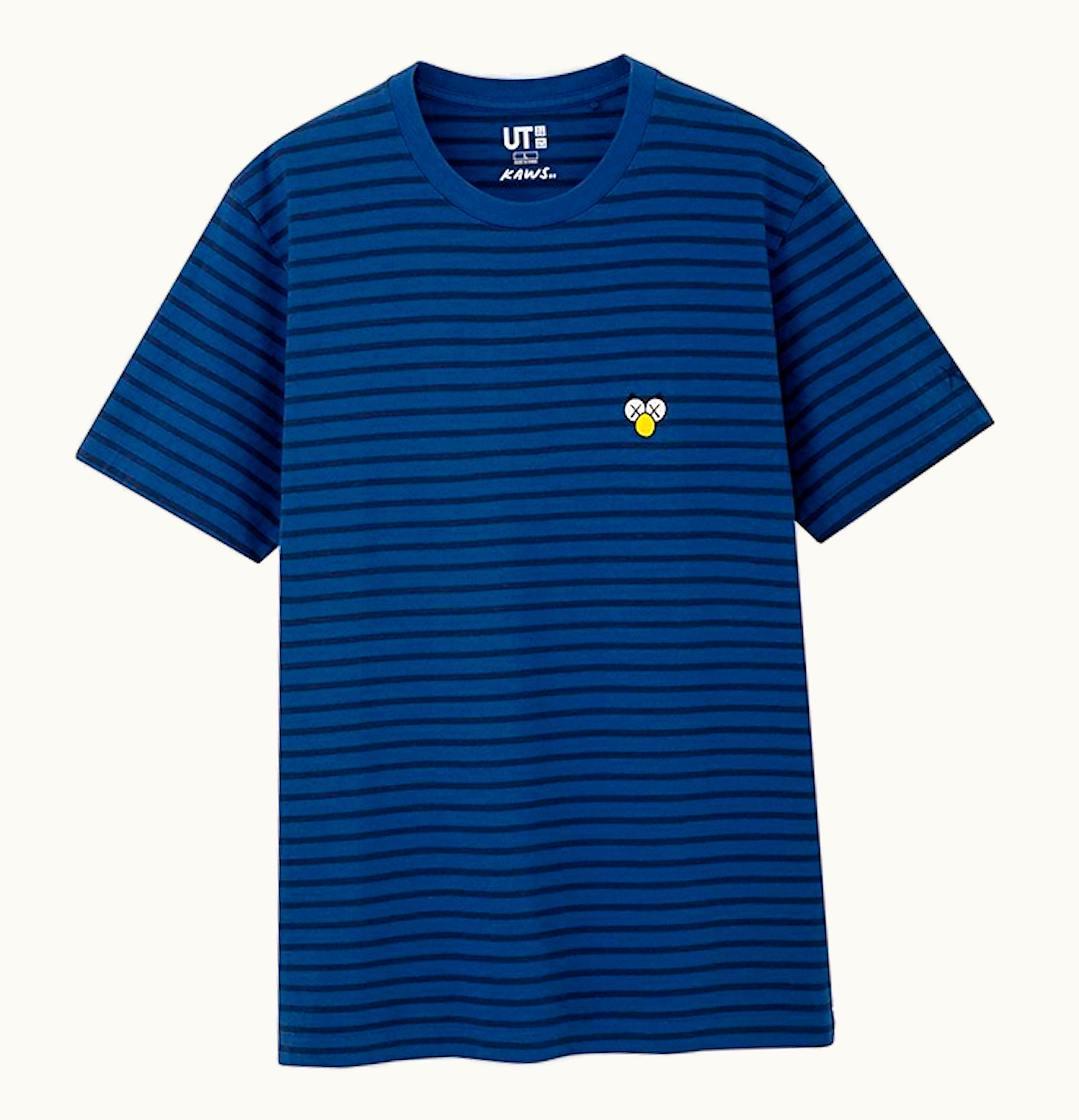 KAWS KAWS x Uniqlo BFF Striped Tee Blue