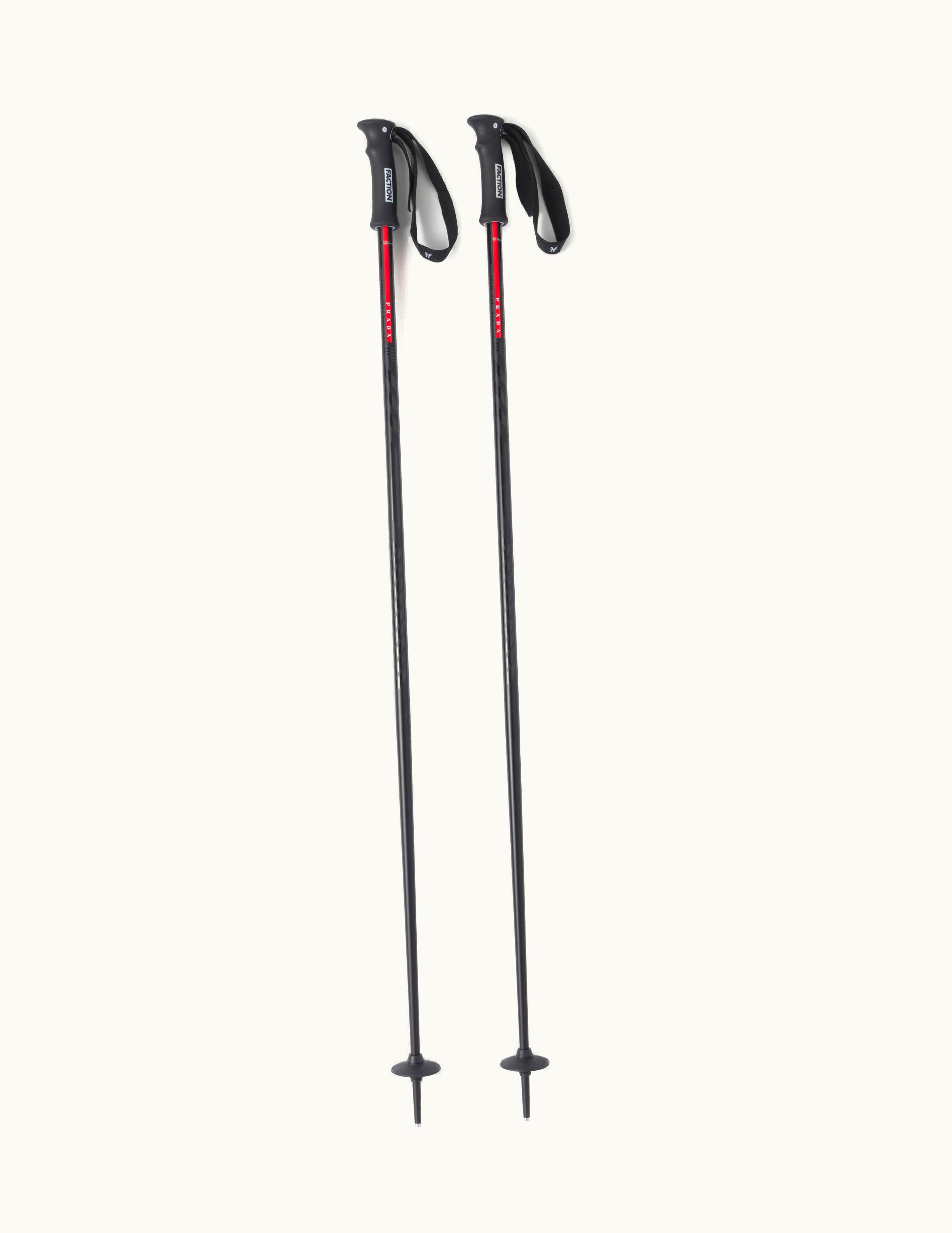 Prada Black Faction X Prada Linea Rossa Ski Poles