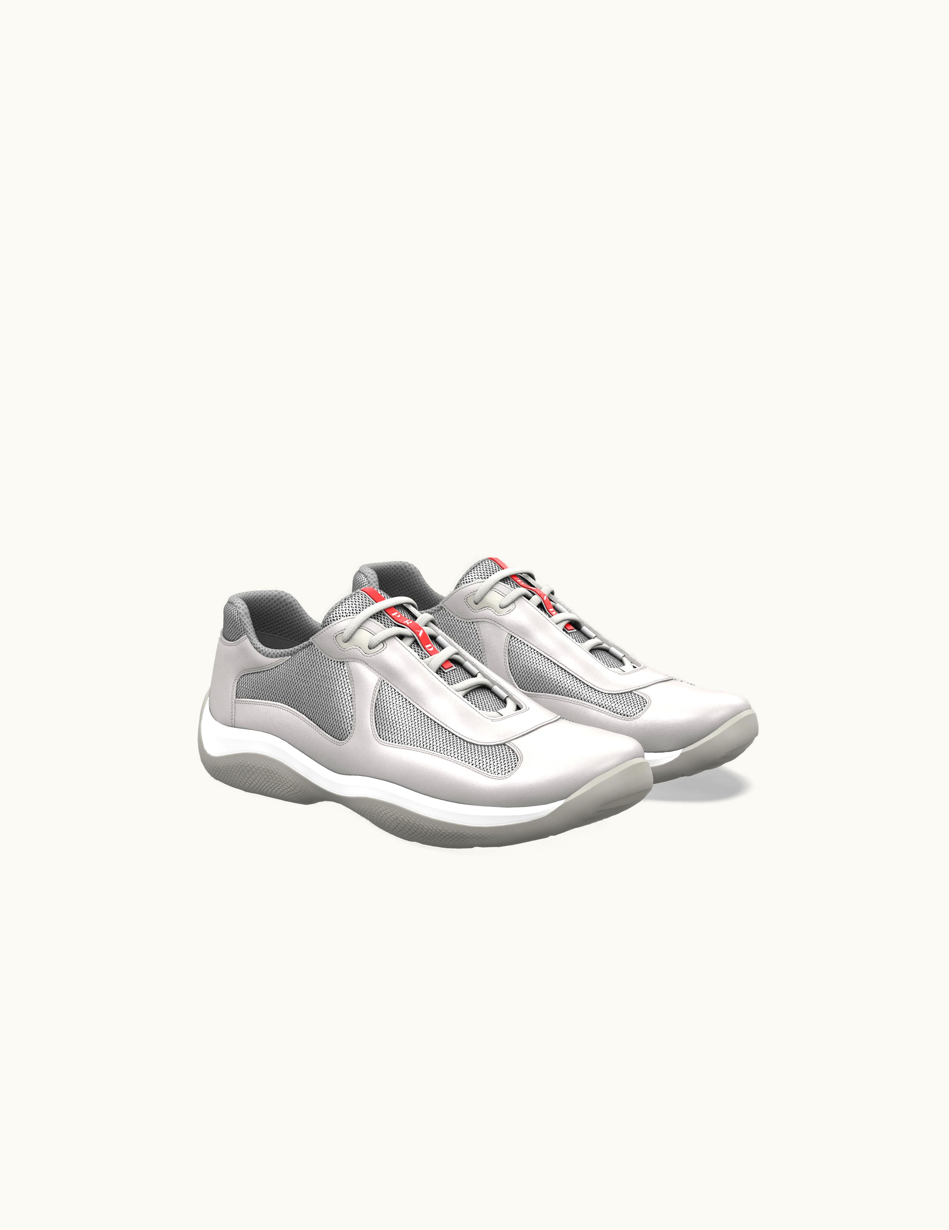Prada Personalized Prada America’s Cup Lace-up Sneakers