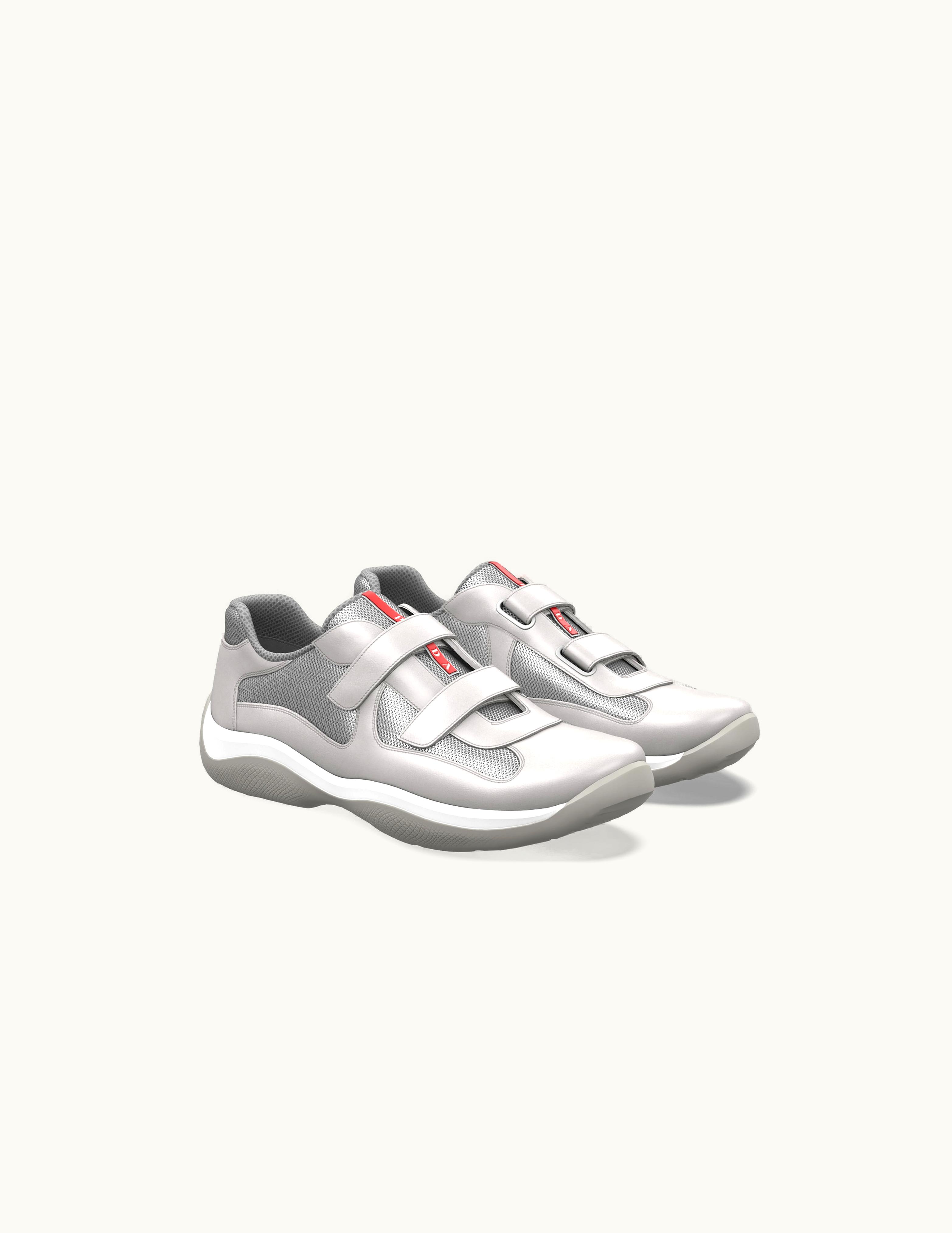 Prada Personalized Prada America’s Cup Strap Sneakers