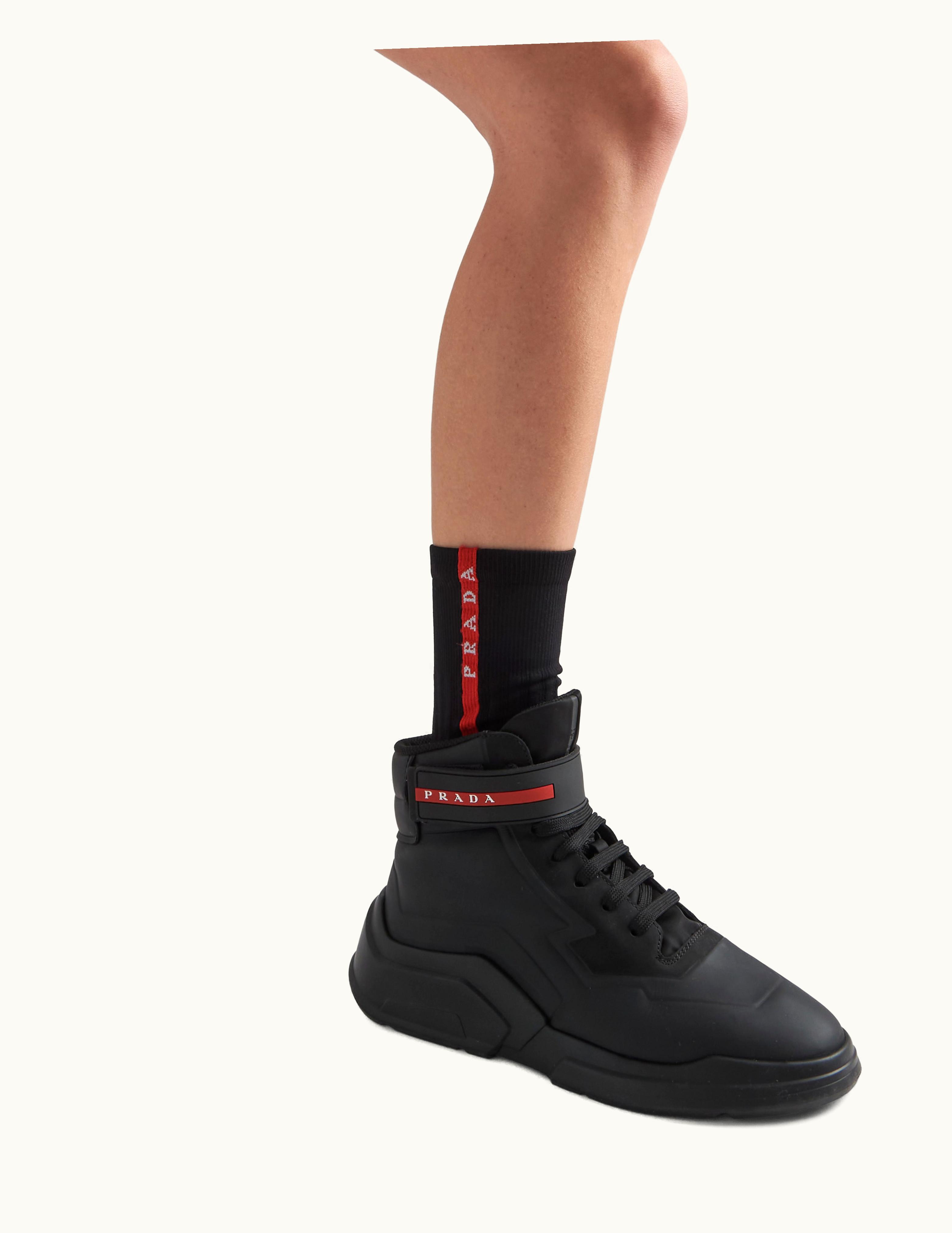 Prada Prada Black Re-nylon Socks
