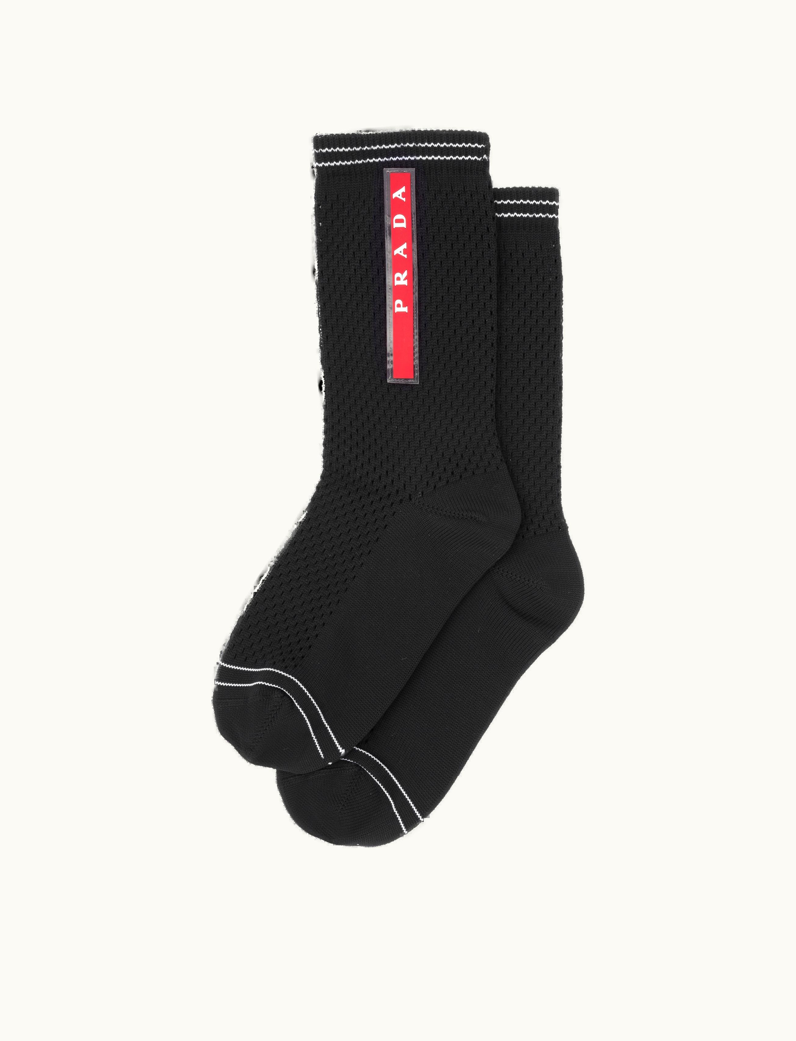 Prada Prada Black Polyester Socks
