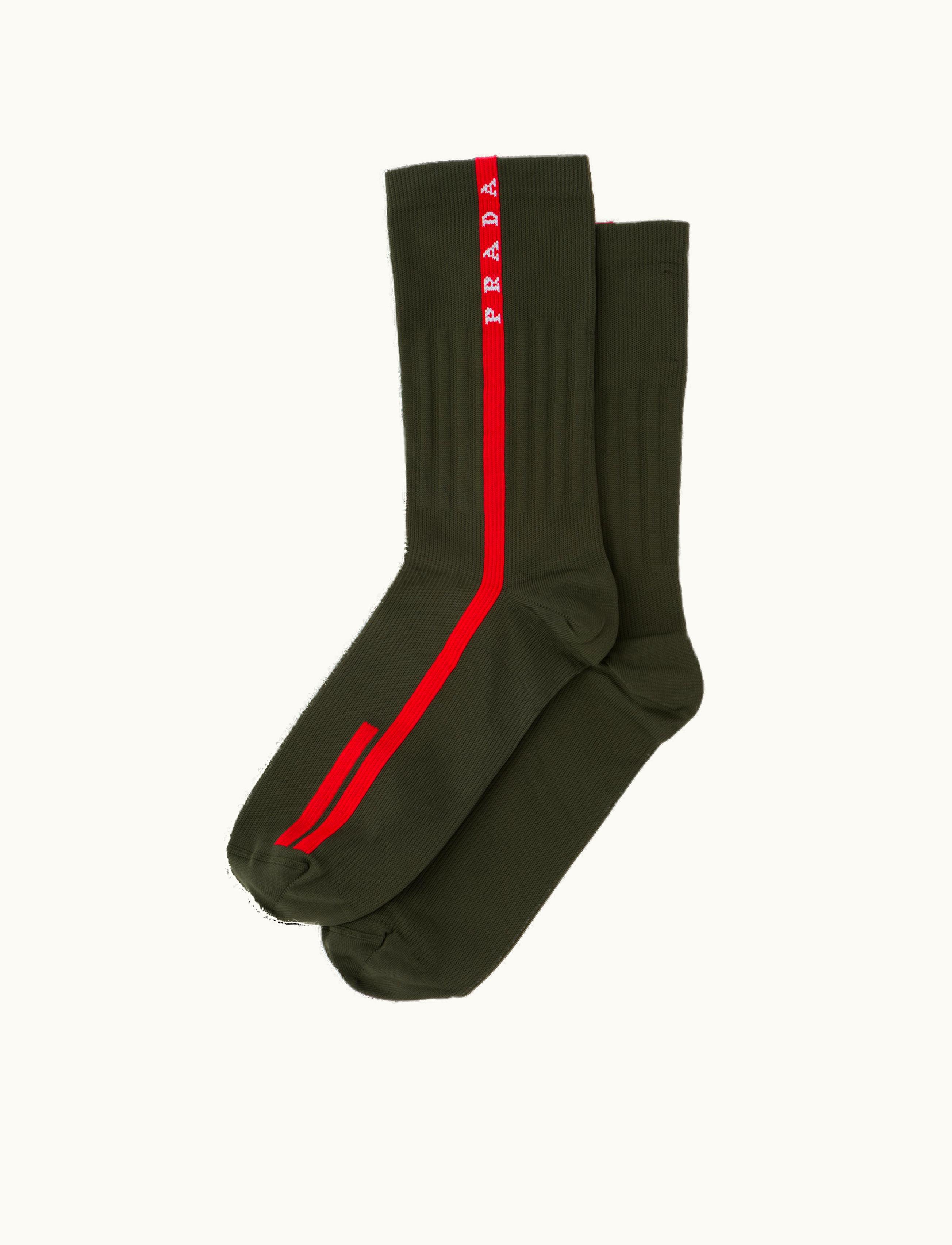 Prada Prada Camouflage Green Re-nylon Socks