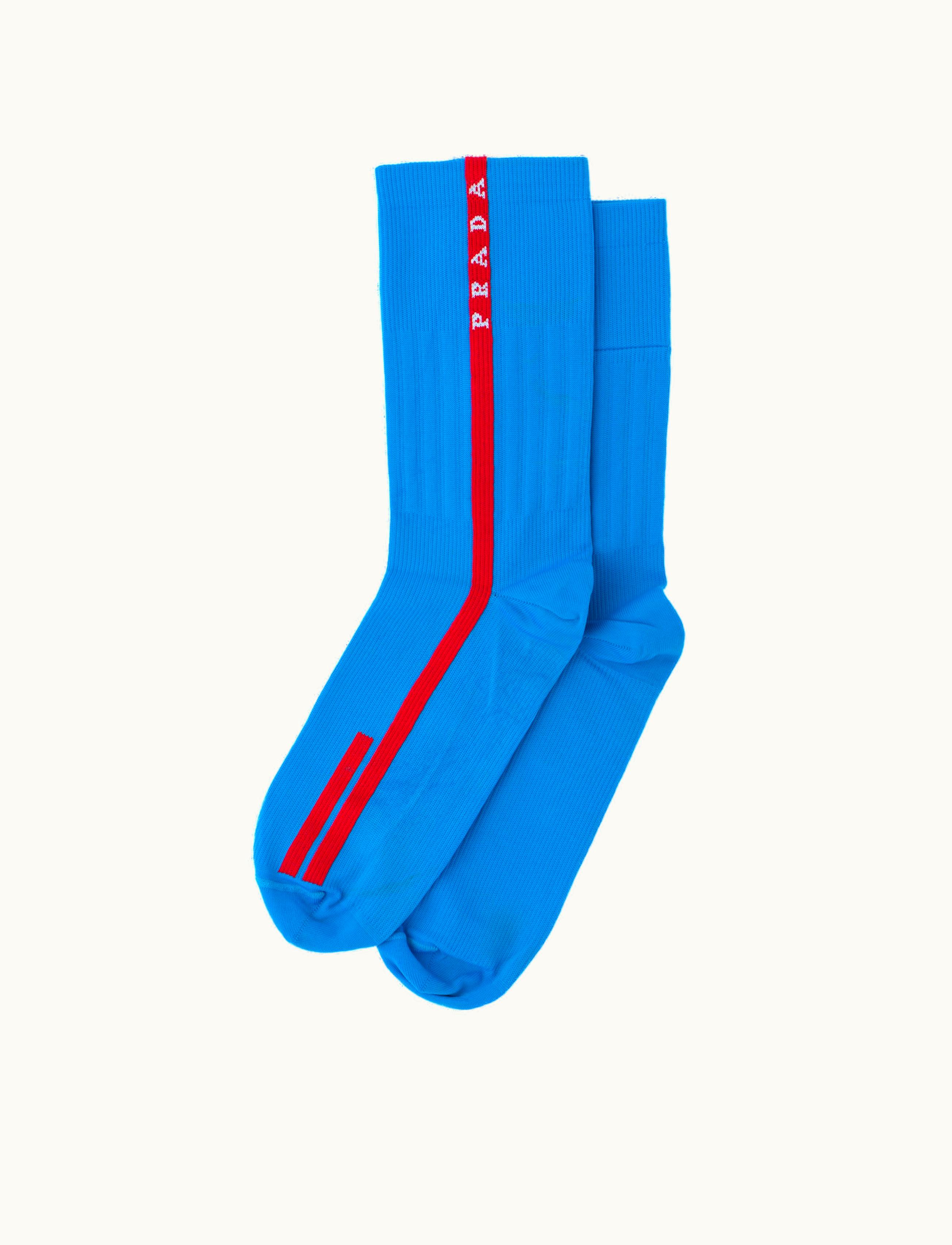 Prada Prada Turquoise Re-nylon Socks