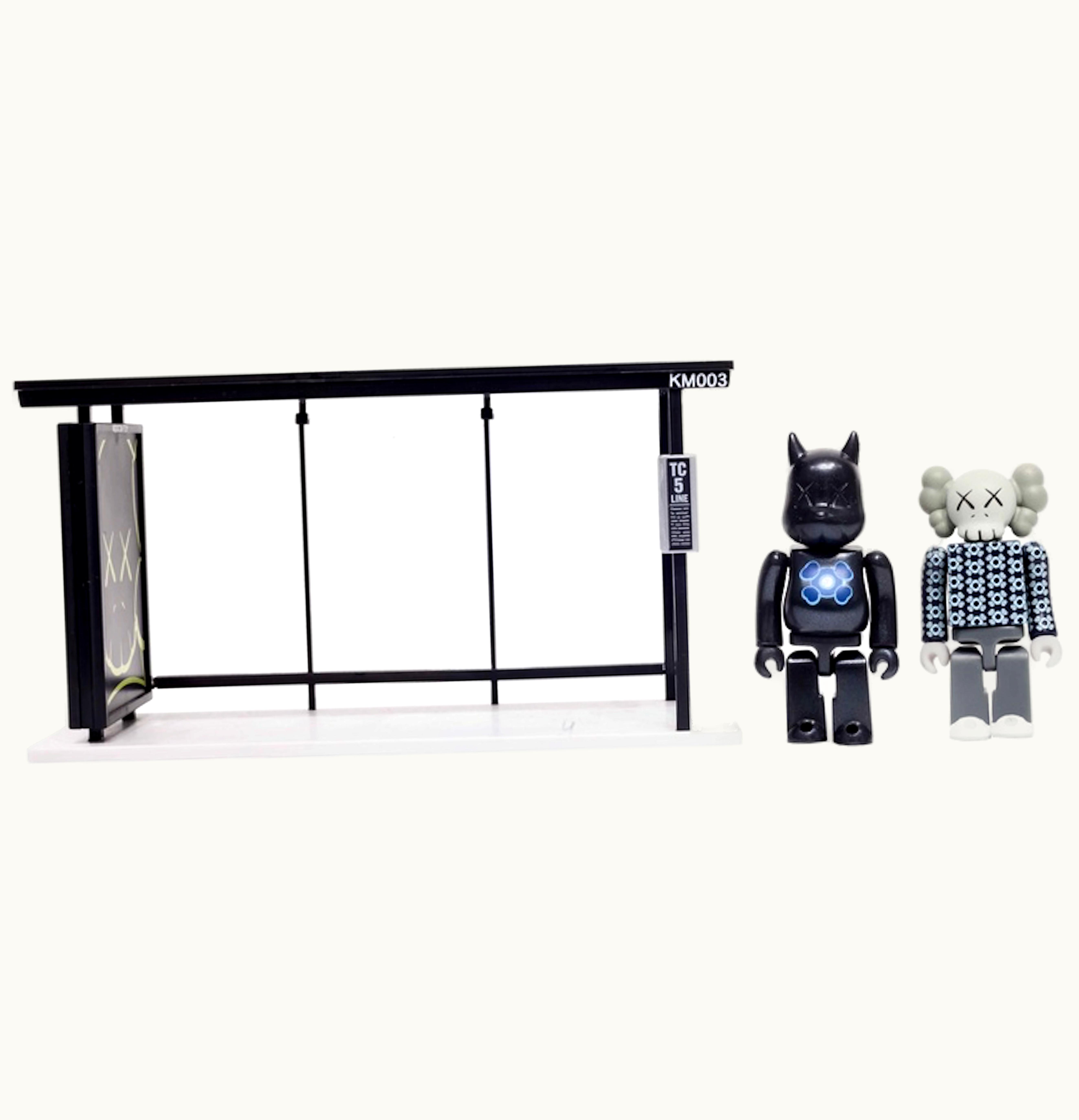 KAWS Kaws x Medicom Bus Stop Series Volume 2 Vinyl Toy Black Blue