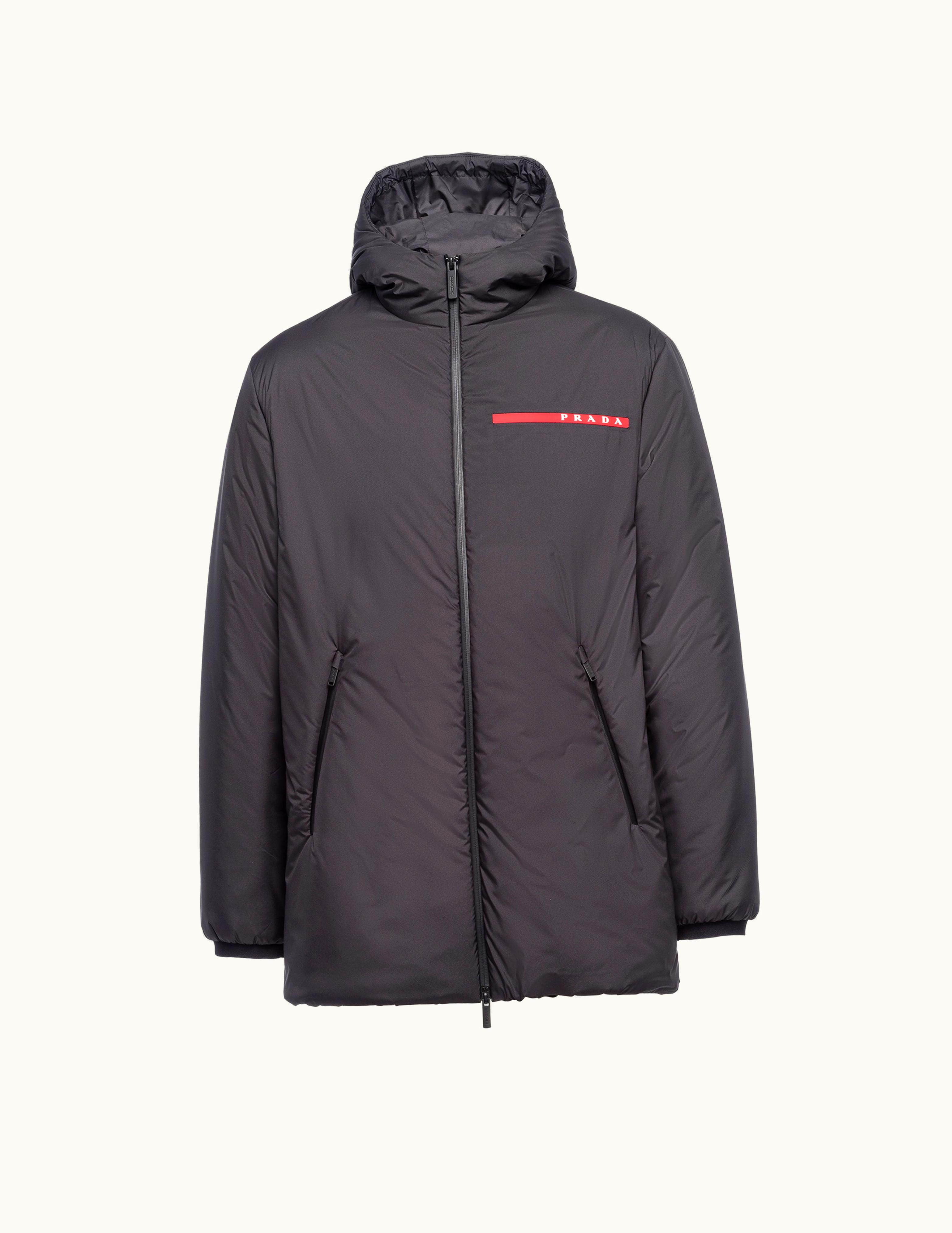 Prada Prada LR-MX043 Graphene-Lined Polyester Padded Jacket Black