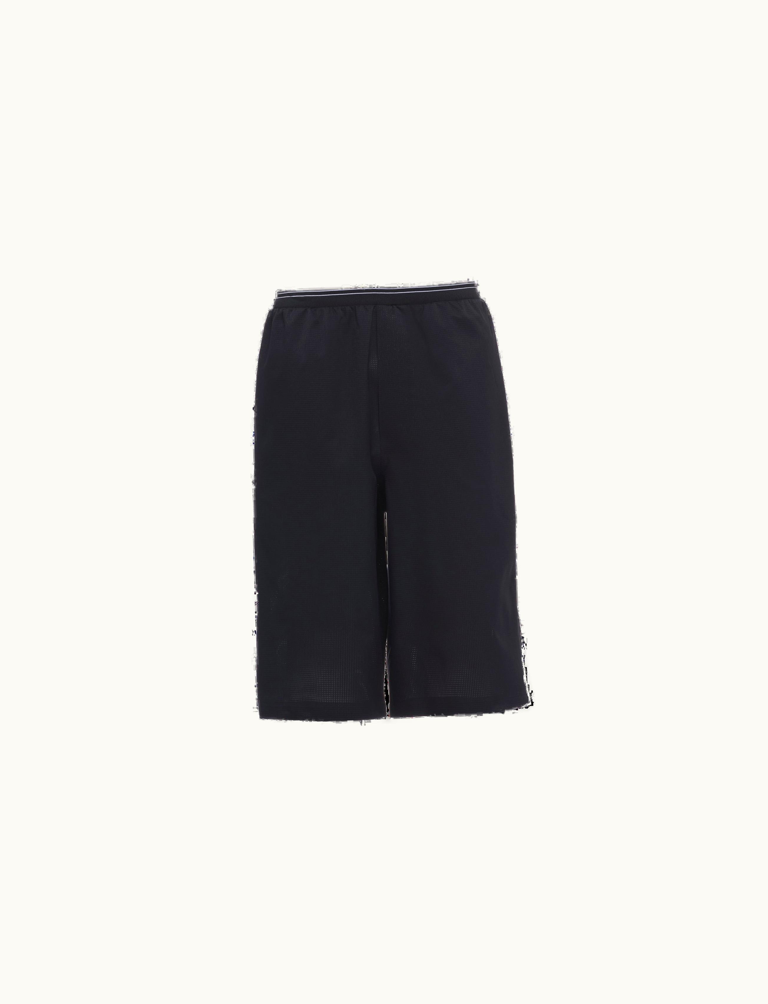 Prada Prada Black Light Bi-stretch Bermuda Shorts Black