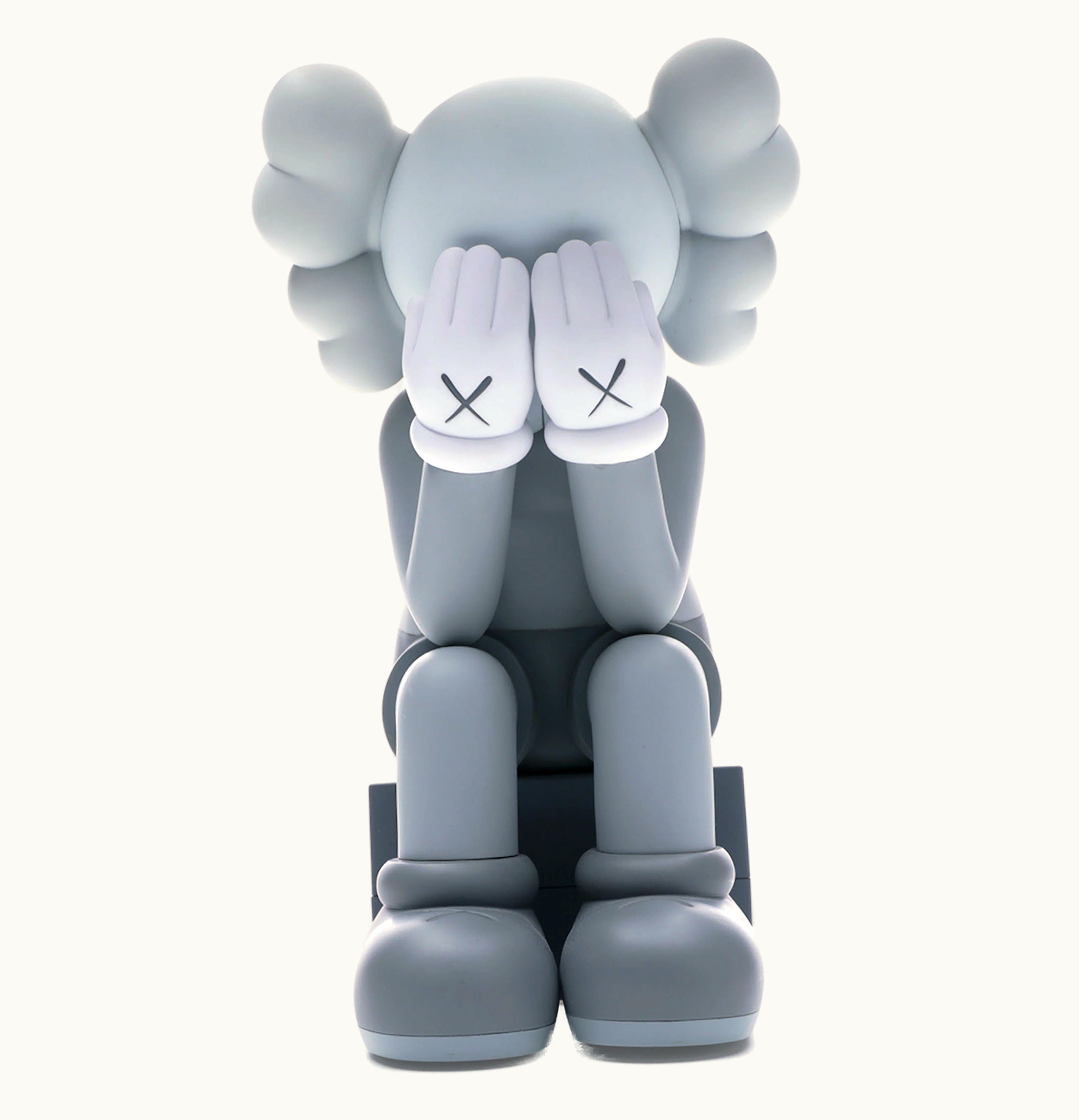 KAWS Kaws Passing Through Open Edition Vinyl Figure Grey