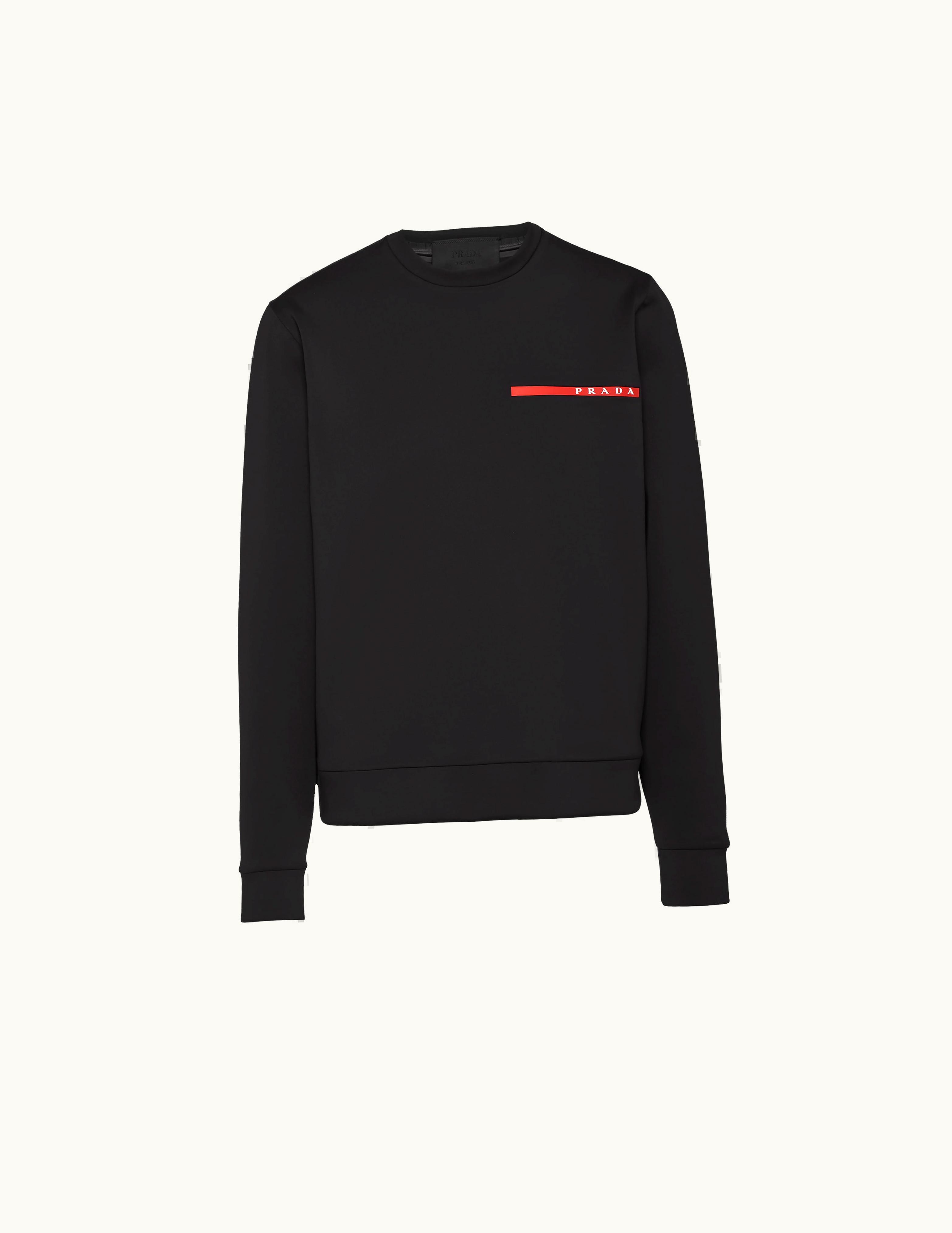 Prada Prada Black Technical Fabric Hoodie Jacket